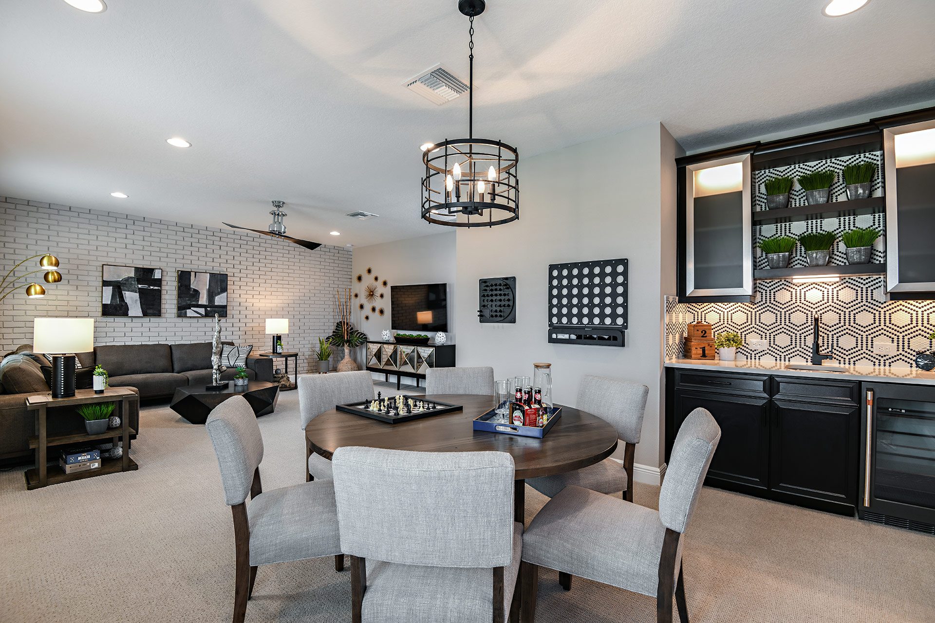 Upstairs Bonus Room and Wet Bar | Key West II at Creek Ridge Preserve