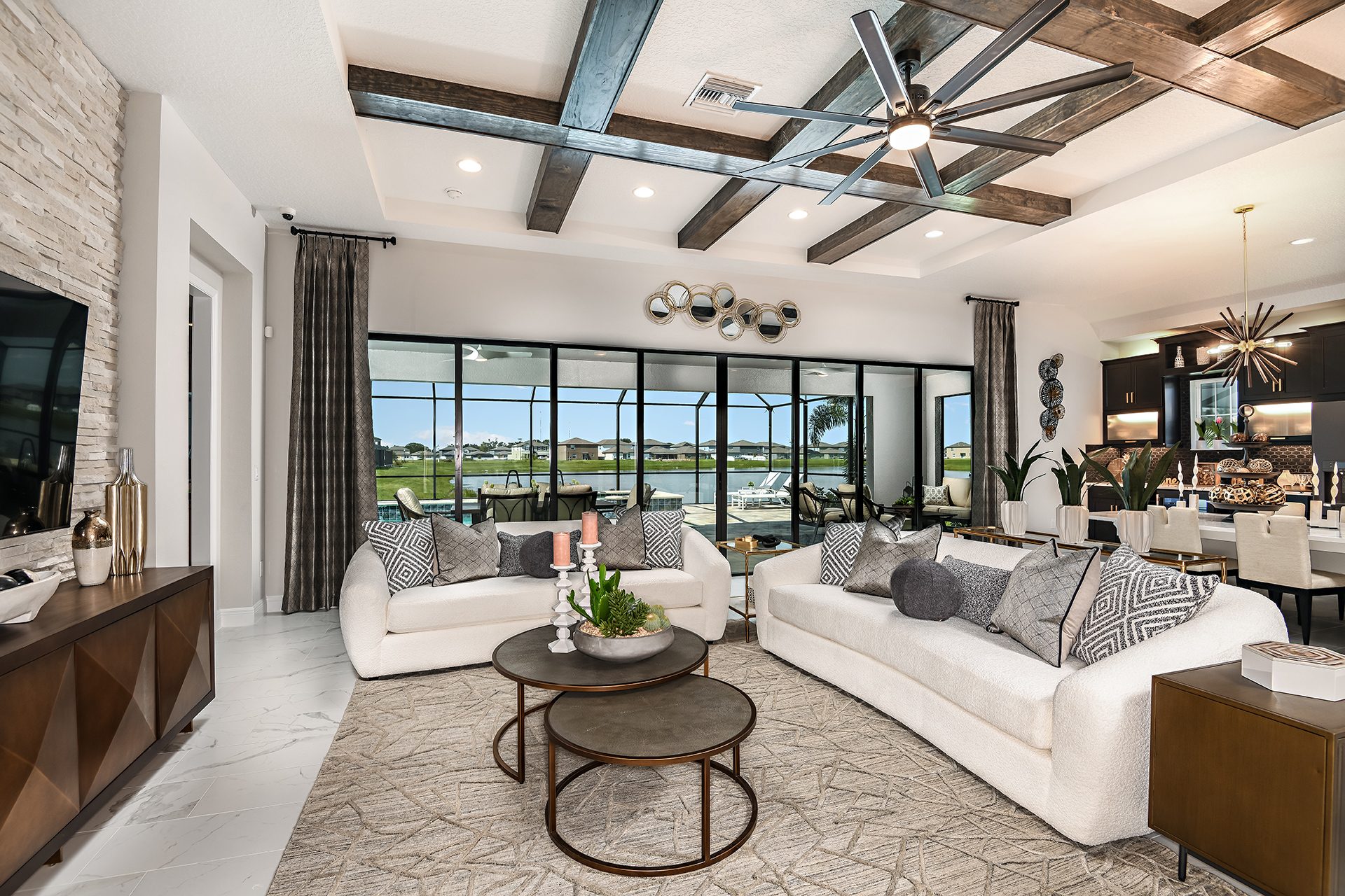 Grand Room overlooking Lanai | Bayshore II at Triple Creek