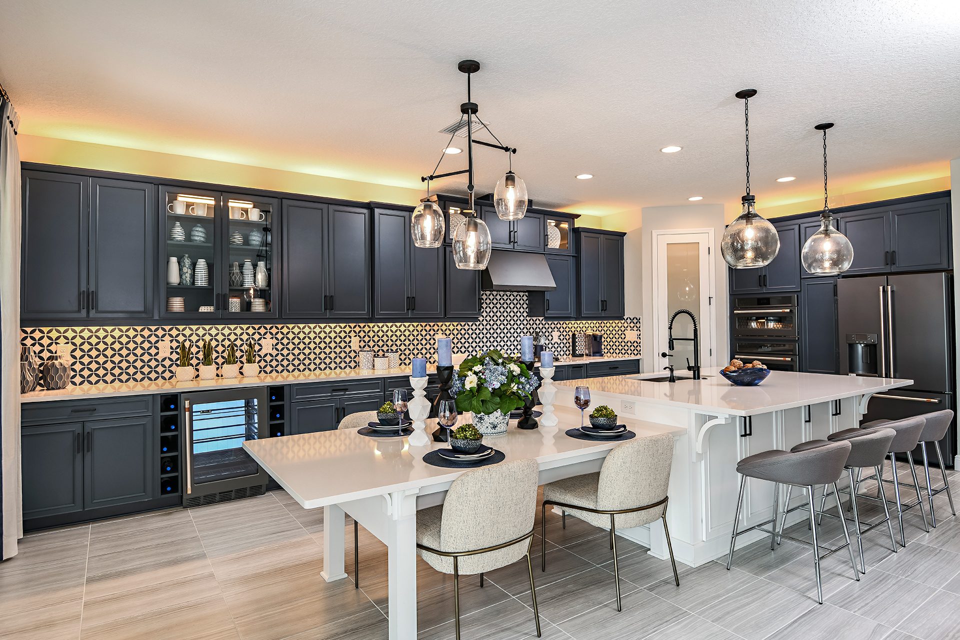 Gourmet Kitchen with Large Center Island | Virginia Park at Hawkstone