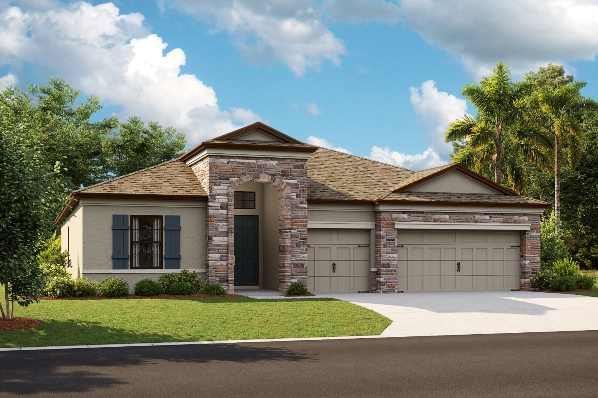 Bayshore I - European Country B - EUC1 Color Scheme - Shingle