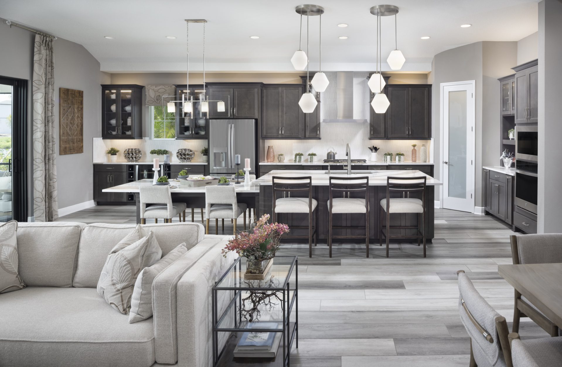 Gourmet Kitchen and Grand Room | Bayshore II at Waterset