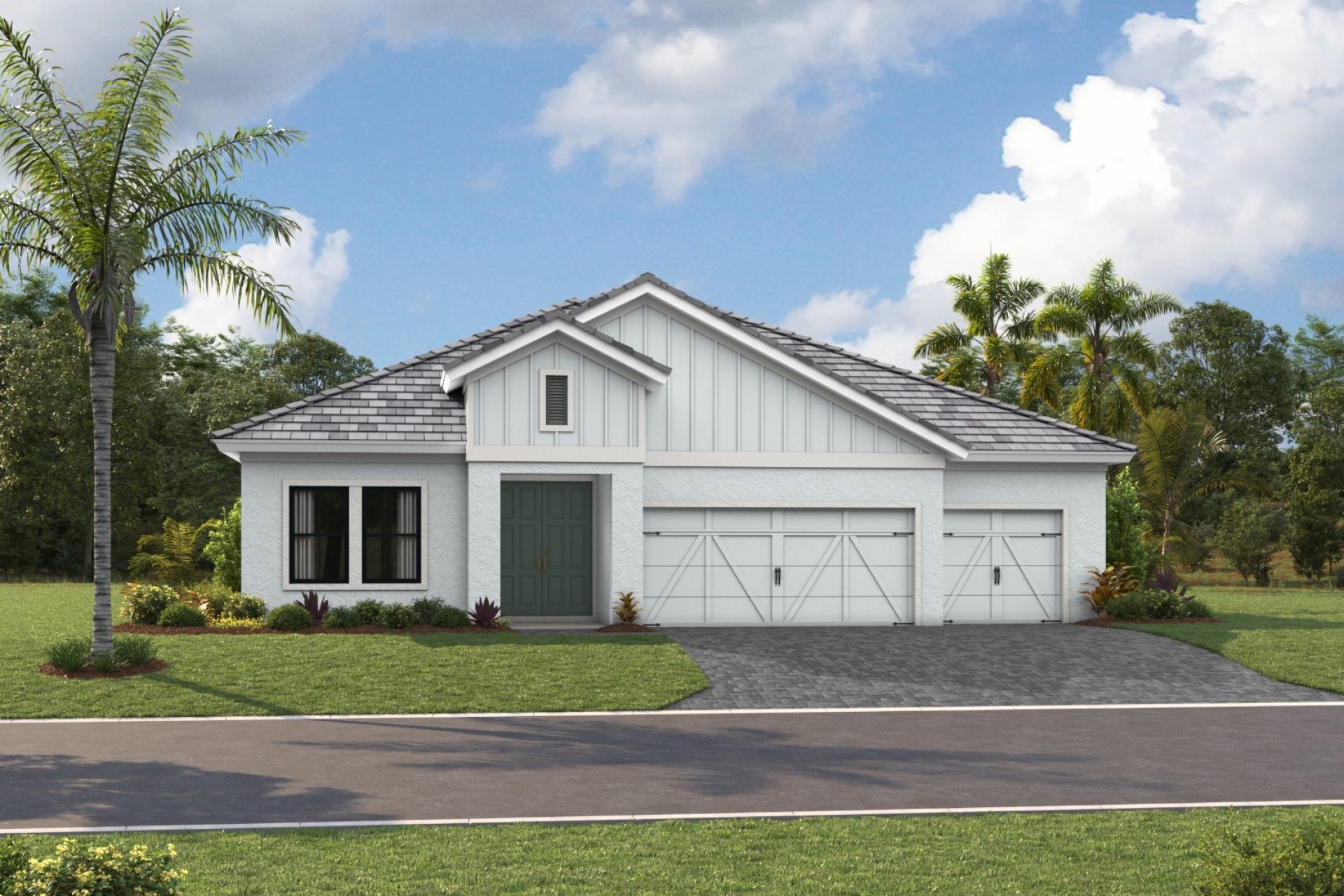 Bayport I - Modern Farmhouse - MFH5 Color Scheme - Flat Tile