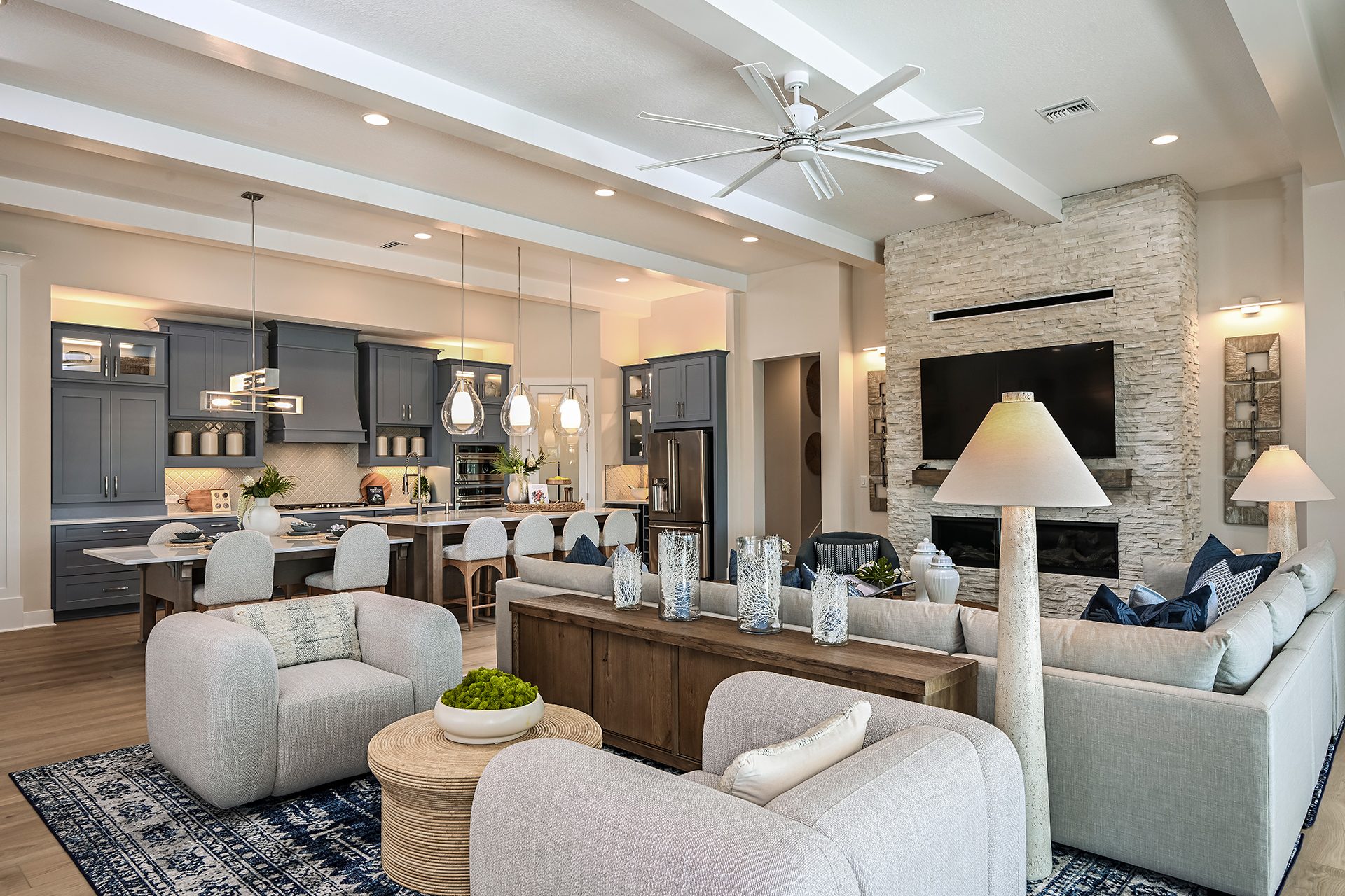 Gourmet Kitchen and Grand Room - Key West II at Star Farms