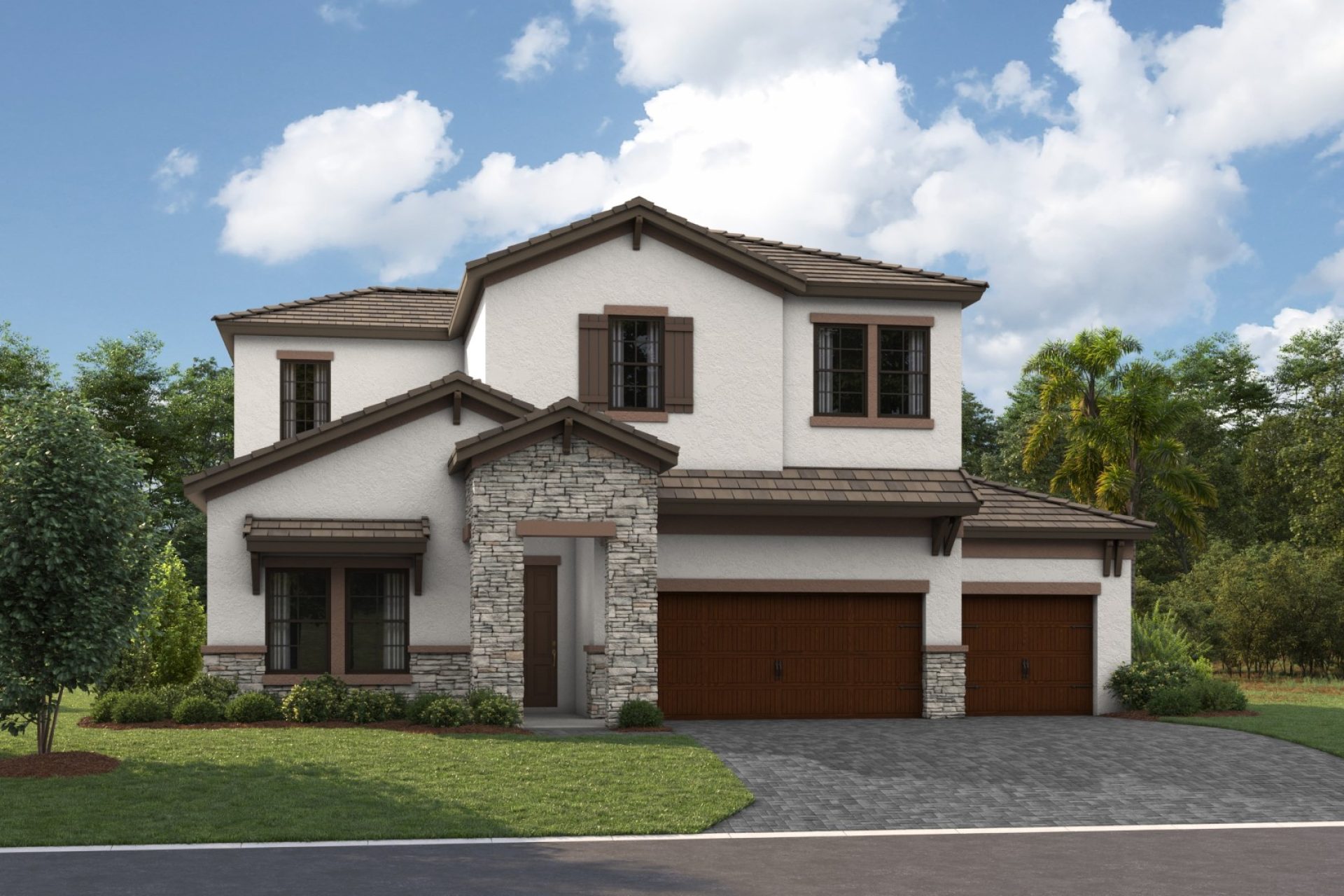 Longboat II-Flat tile-Tuscan A - TUS1 Color Scheme