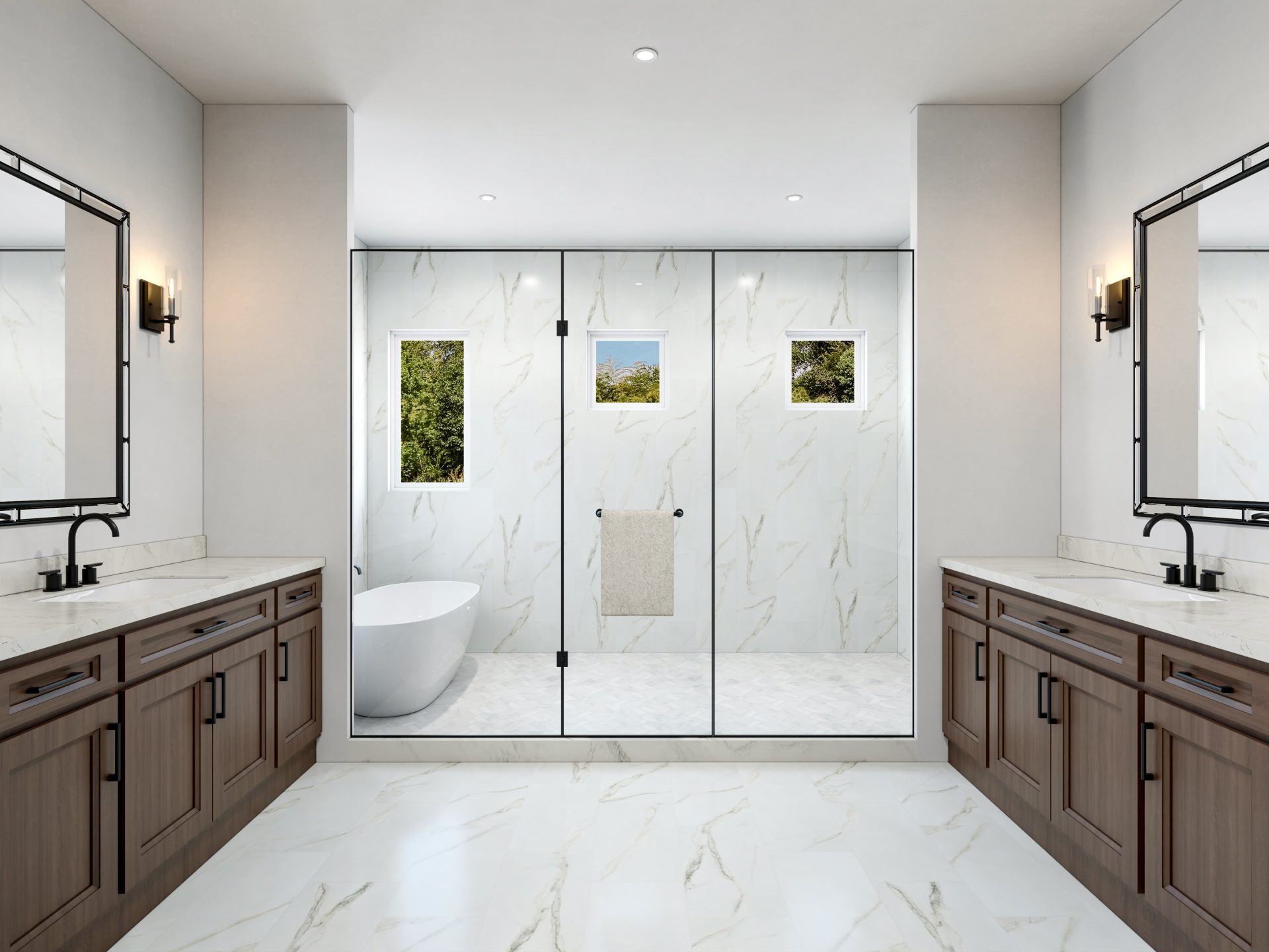 Owner's Bath - Glacier Peppermill