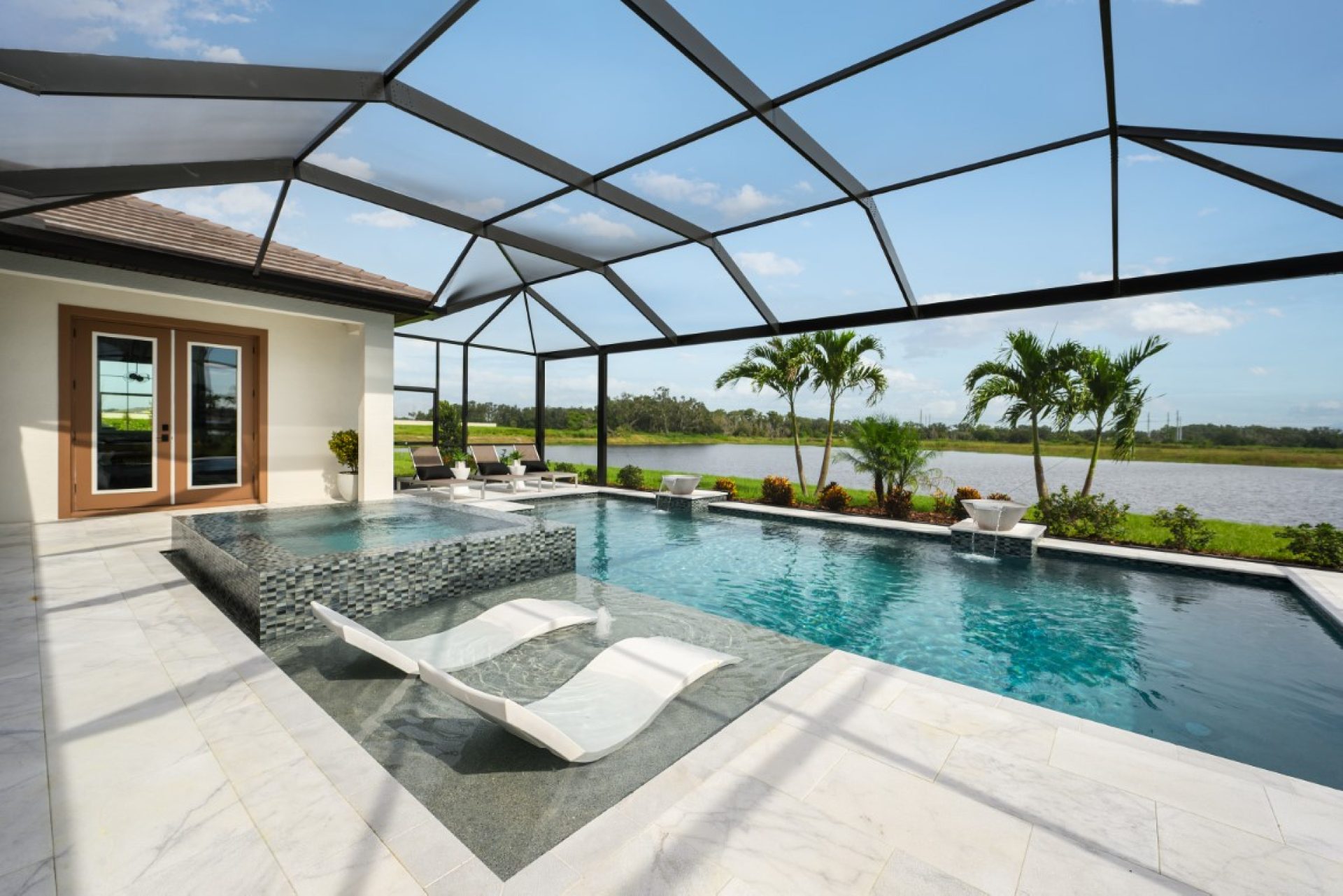 Pool and Covered Lanai │ Key Largo II at Crosswind Ranch