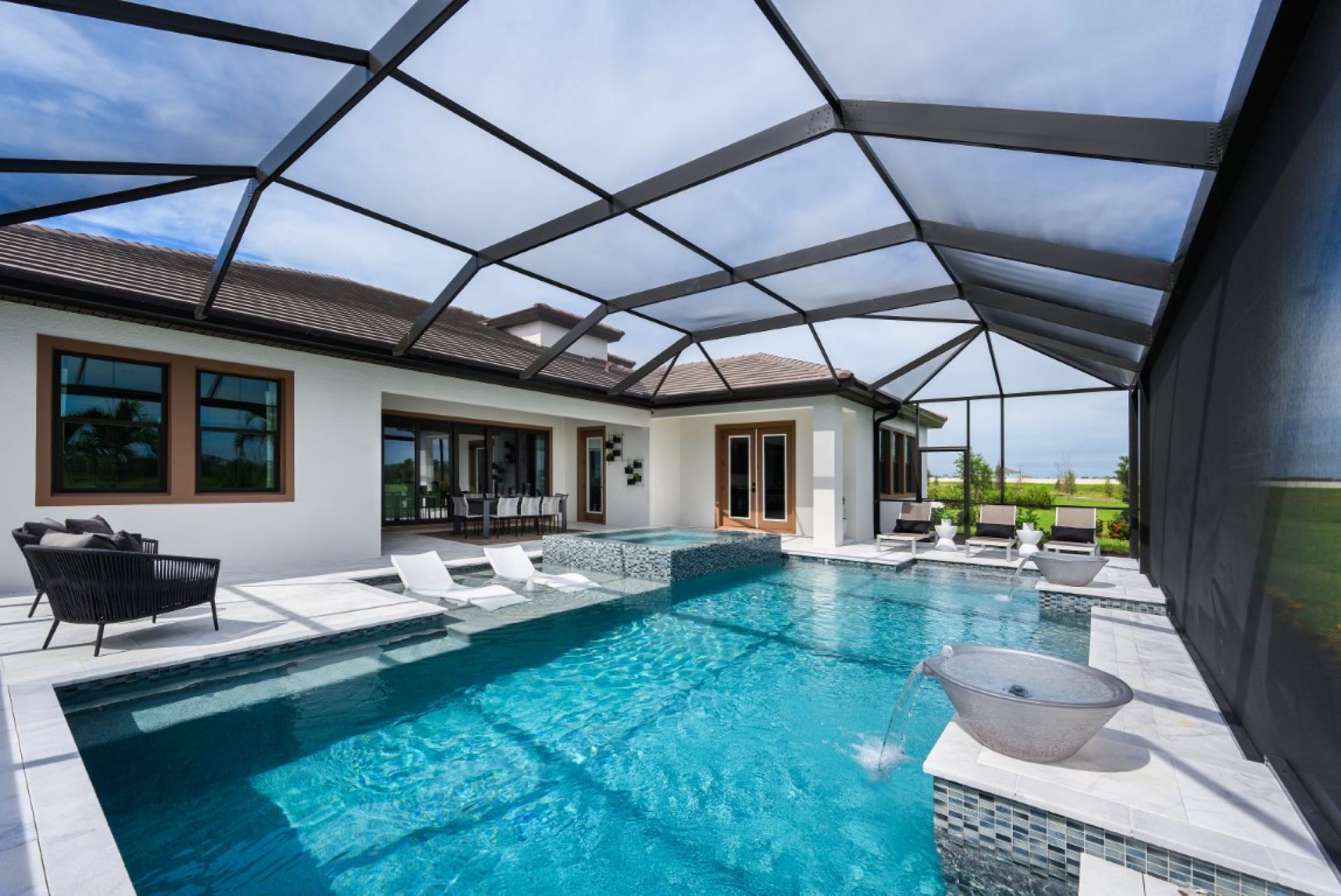 Pool and Covered Lanai │ Key Largo II at Crosswind Ranch