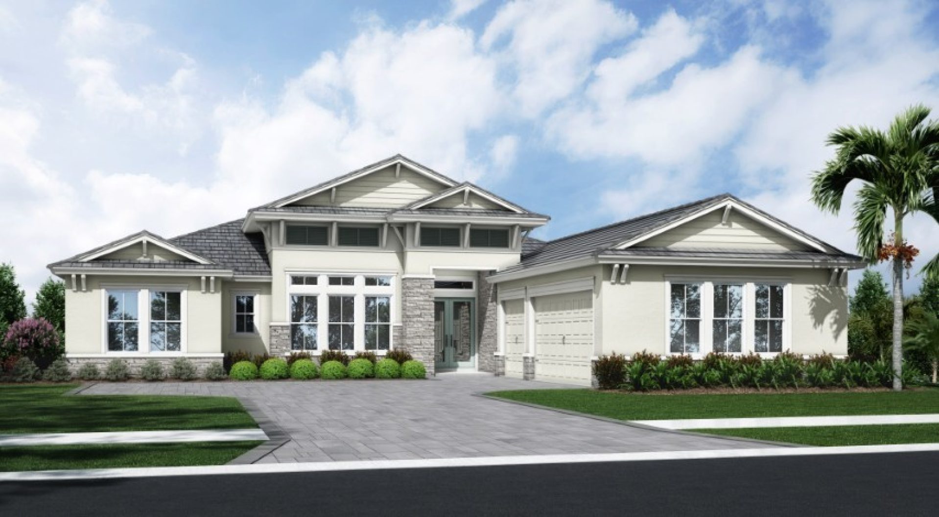 Lombardy Grande I-Flat Tile-Coastal F - MPC6 Color Scheme