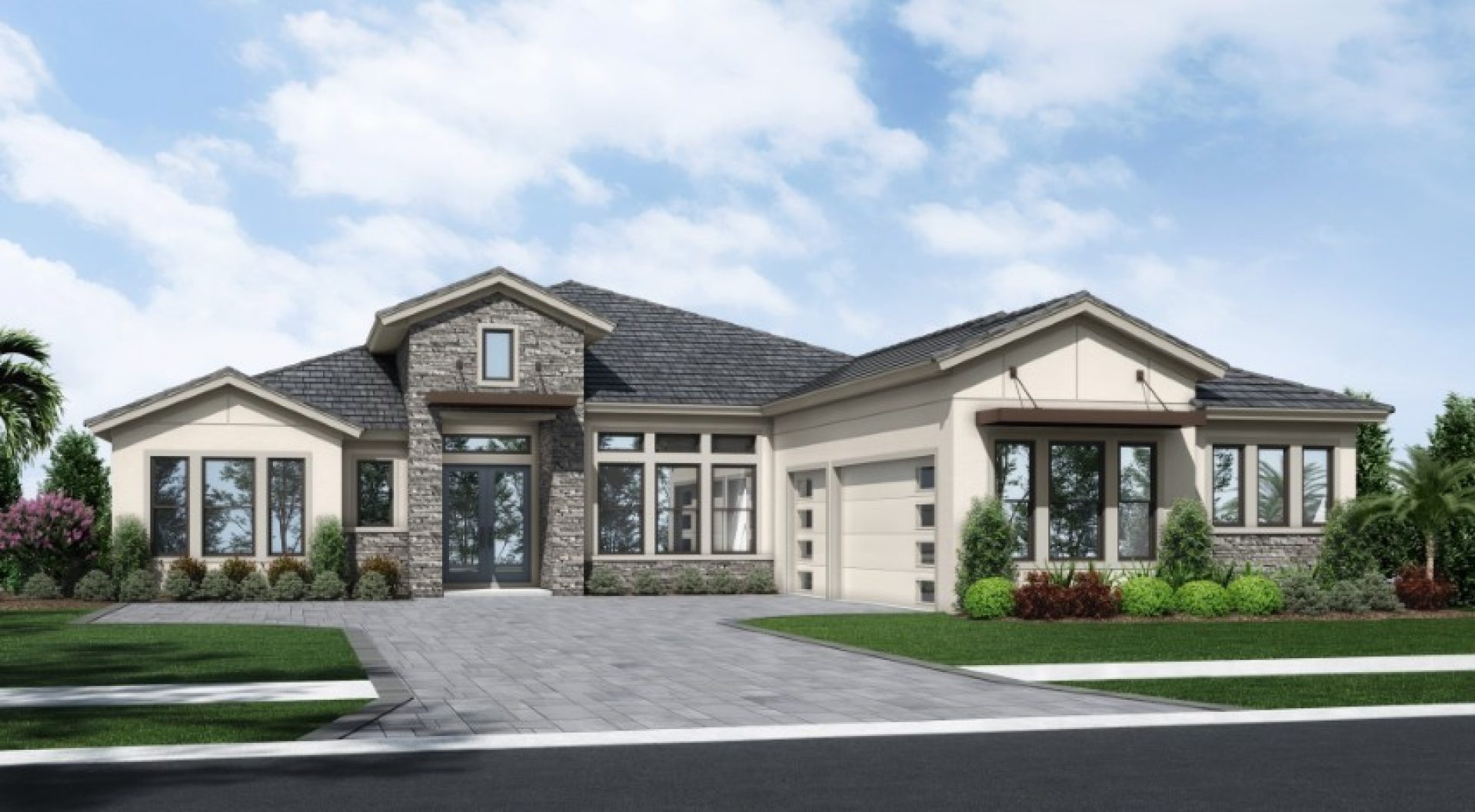 Tuscany I - Flat Tile - Modern Coastal - MPMC3 Color Scheme