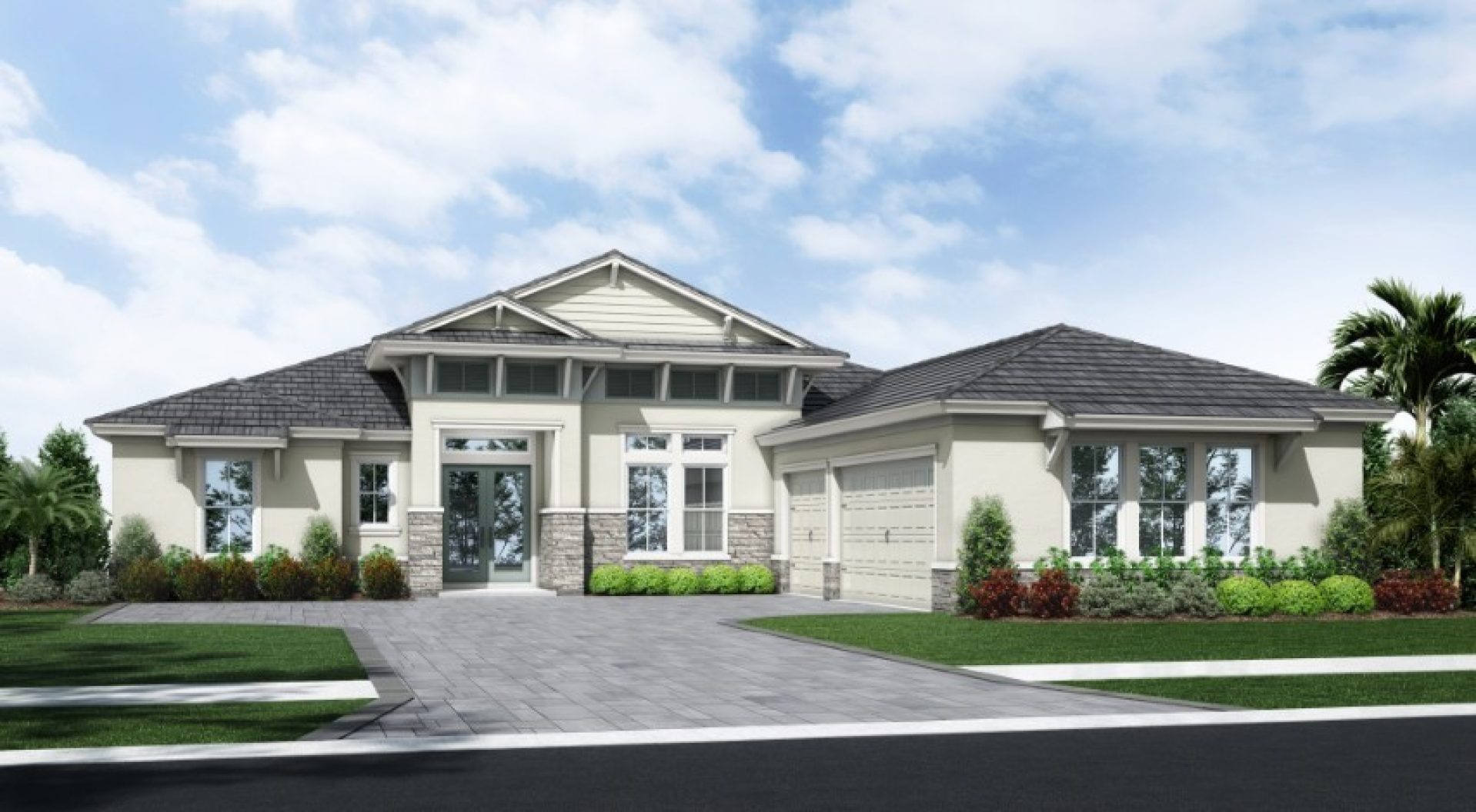 Tuscany I - Flat Tile - Coastal F - MPC8 Color Scheme