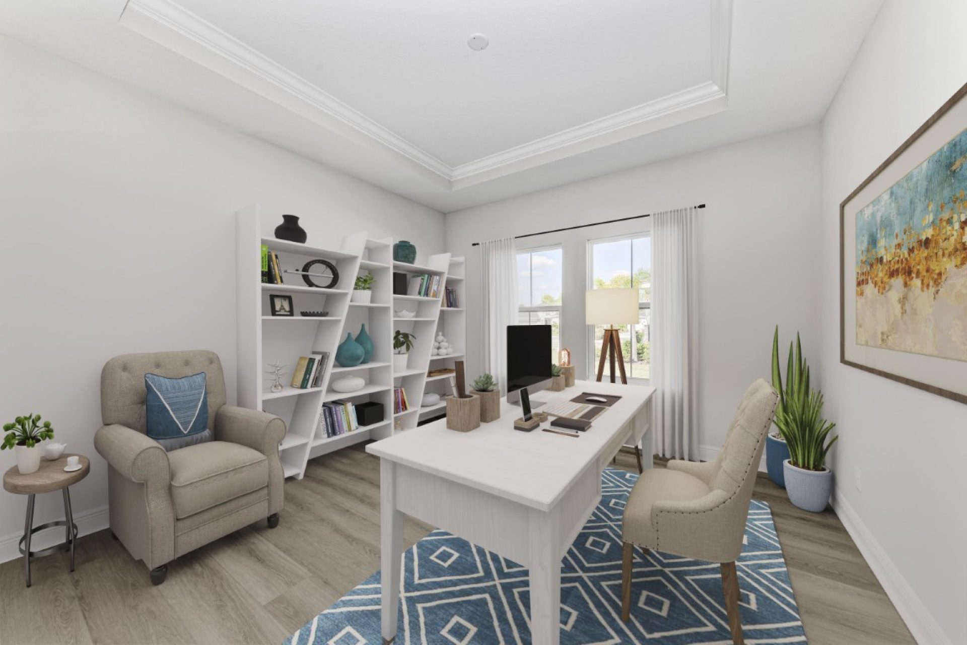 17530 Glistening Ct - Virtually Staged Den/Office