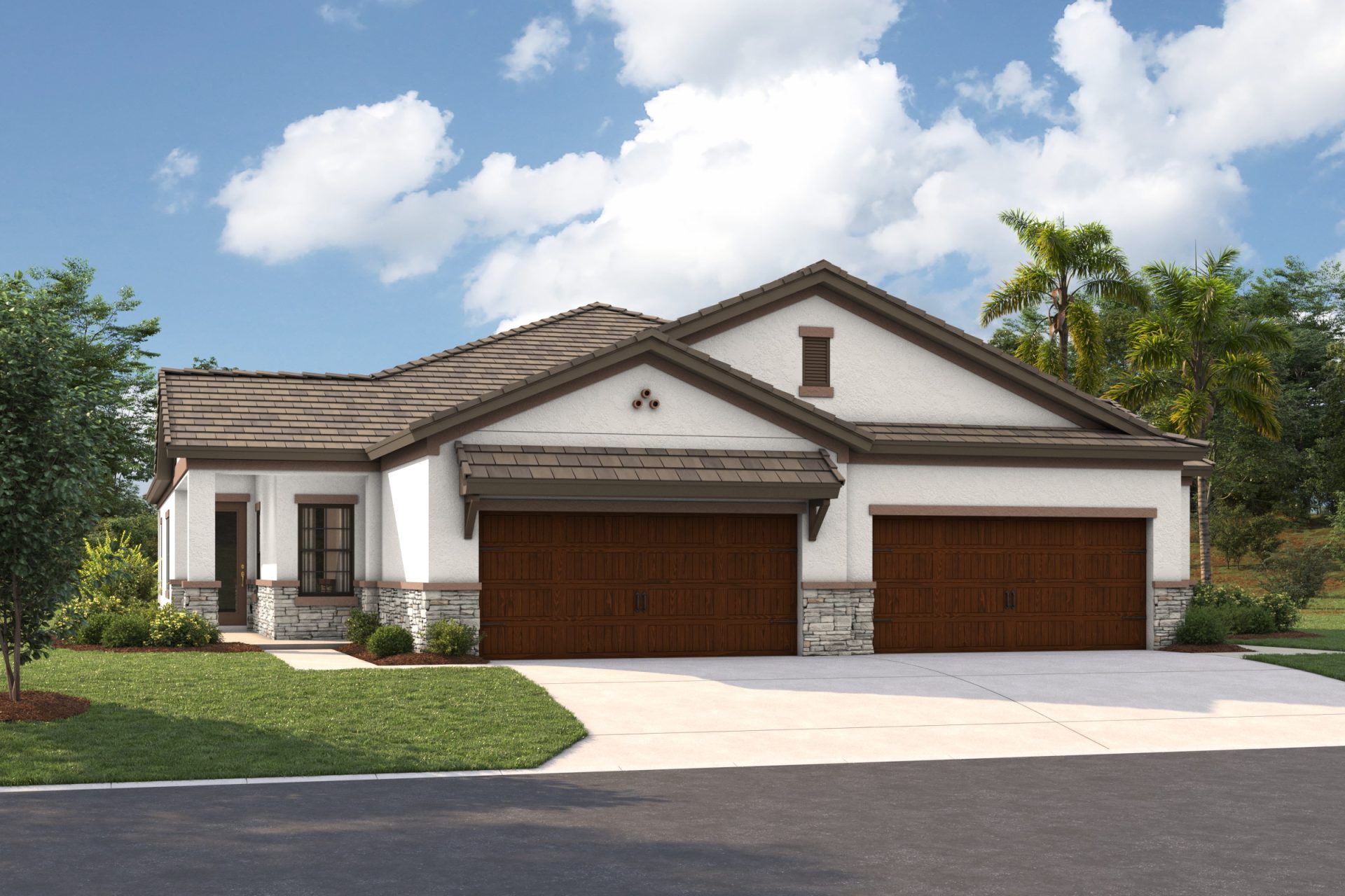 Bridgeport III (Left) - Tuscan - TUS1 Color Scheme - Flat Tile