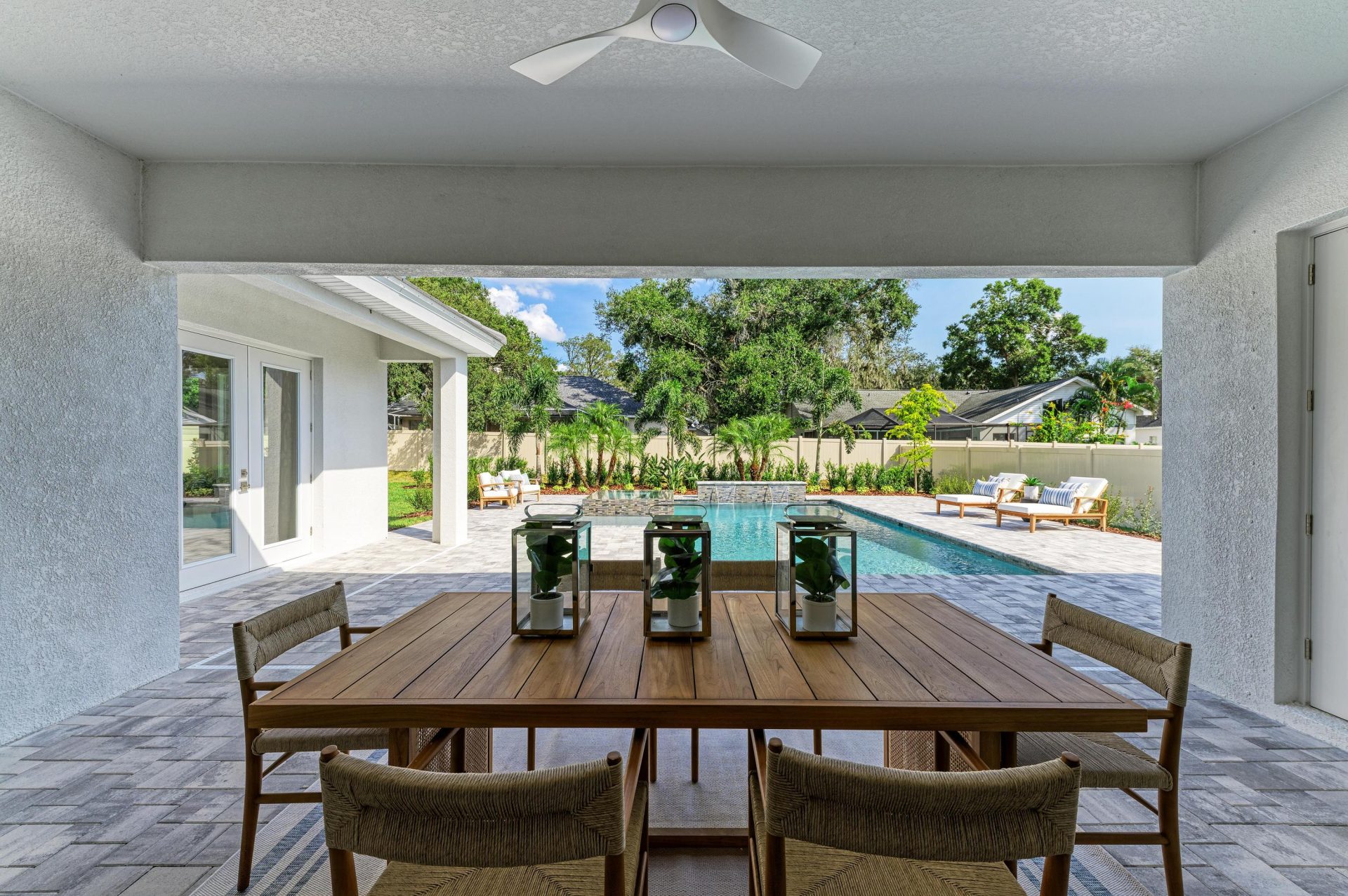 Key Largo II at Barrington Preserve - Covered Lanai