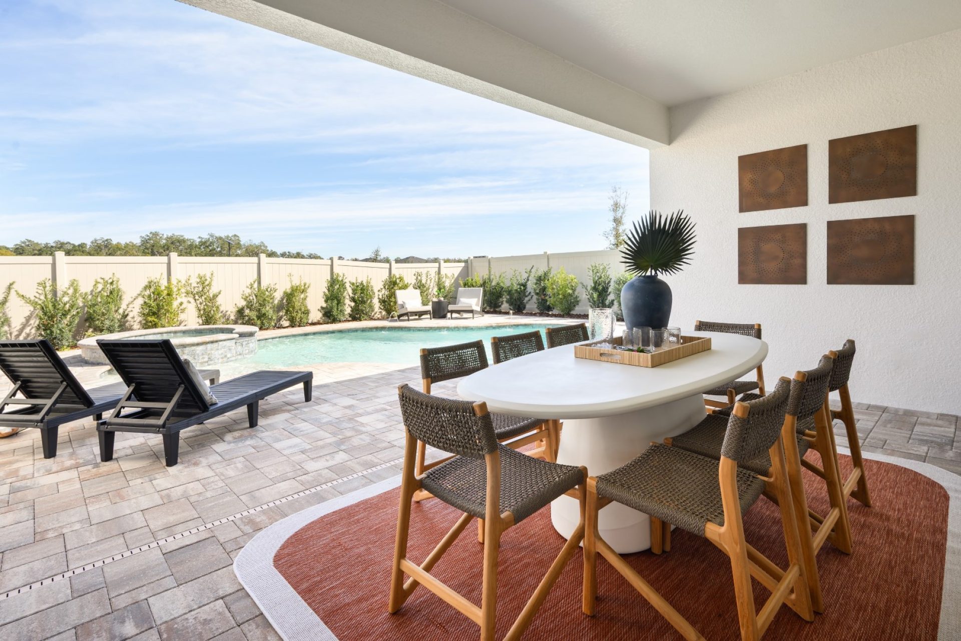 Bayside II at Pasadena Woods | Covered Lanai