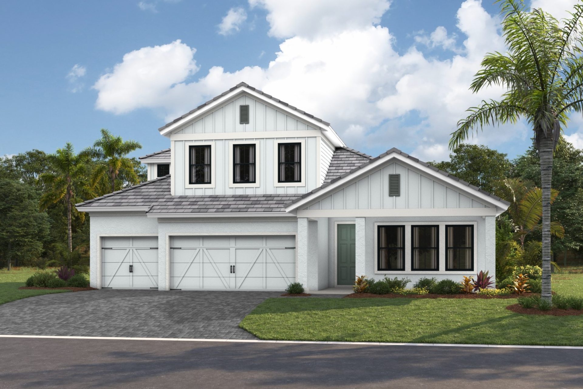 Hyde Park IV - Modern Farmhouse - MFH5 Color Scheme - Flat Tile