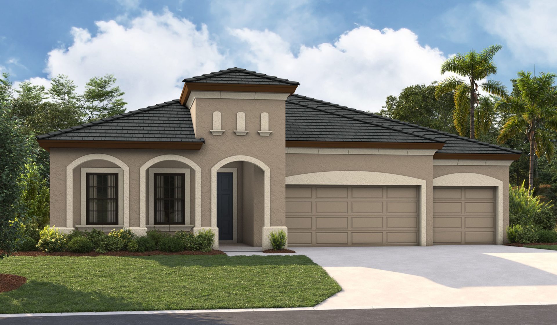 Islamorada I-Flat Tile-Mediterranean B-FMD8 Color Scheme