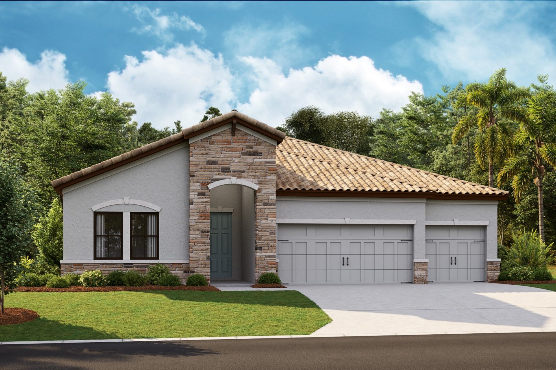 Islamorada I-Barrel Tile-European Country-A-EUC7 Color Scheme