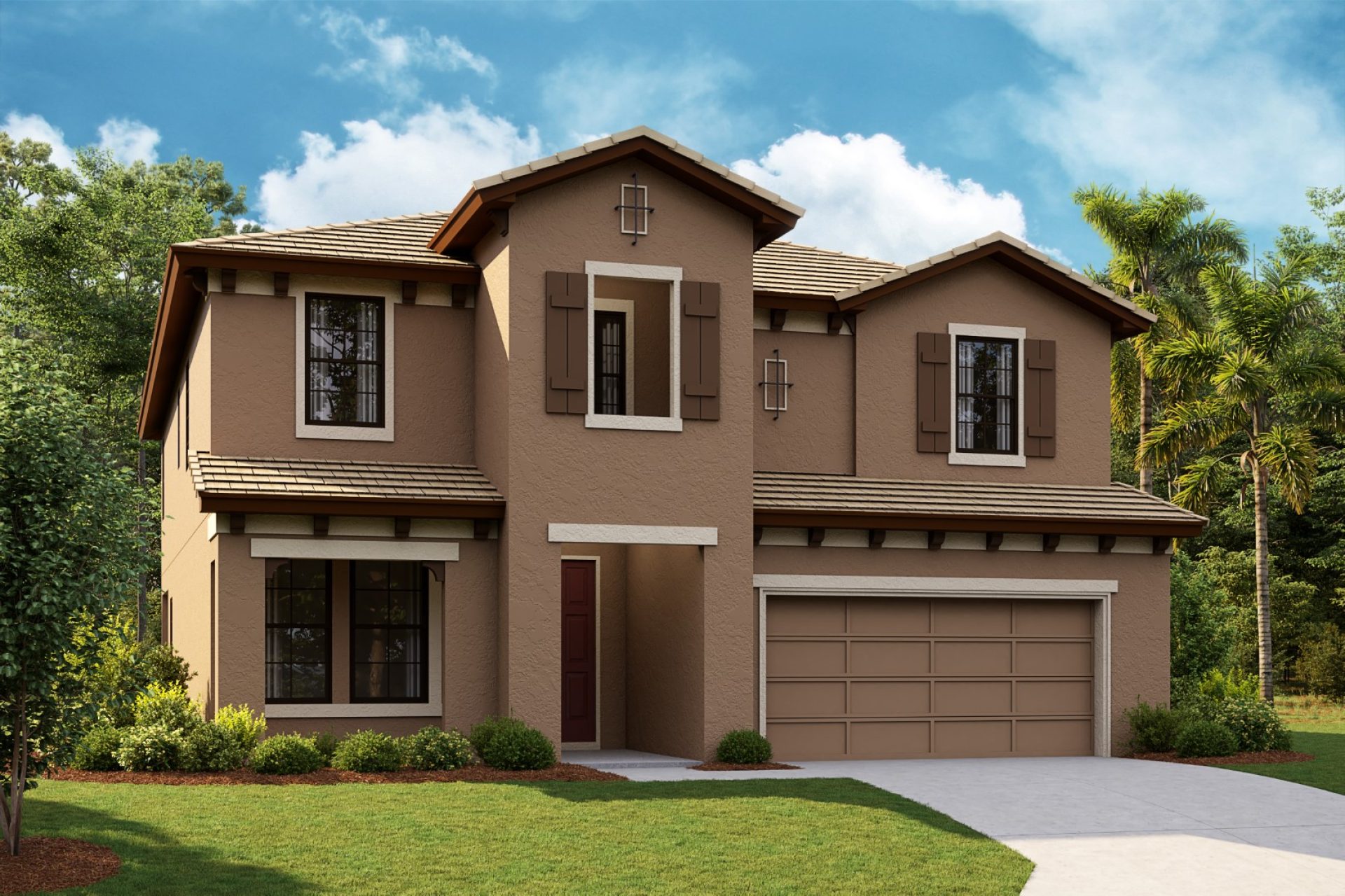 Avocet II - Mediterranean A - FMD5 Color Scheme - Flat Tile