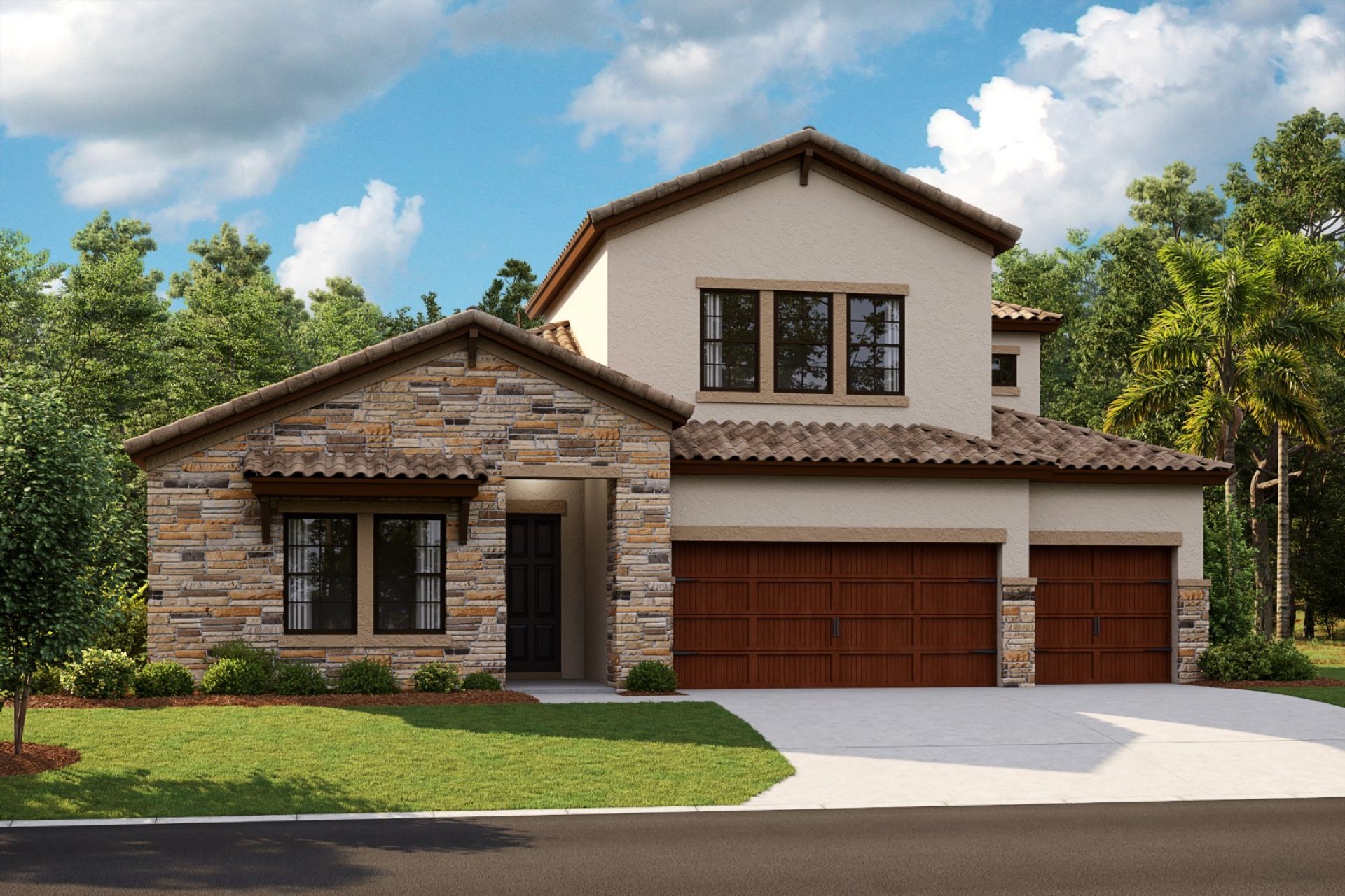 Islamorada II-Barrel Tile-Tuscan-A-TUS4 Color Scheme