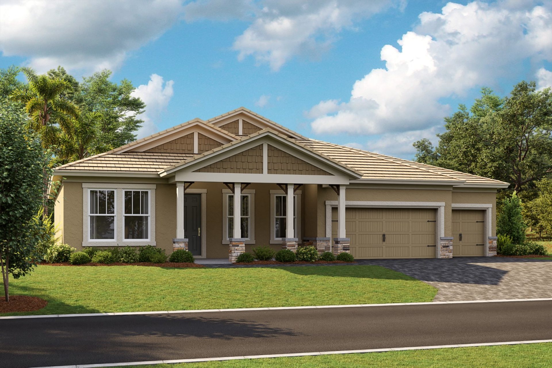 Key Largo I-Flat Tile-Craftsman-B-CRT1 Color Scheme