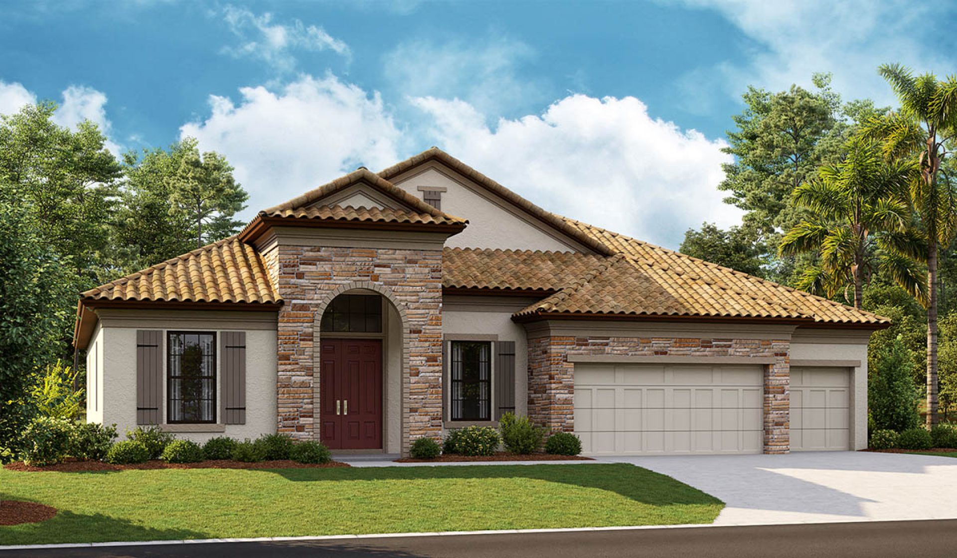 Key Largo I-Barrell Tile-European Country-A-EUC3 Color Scheme