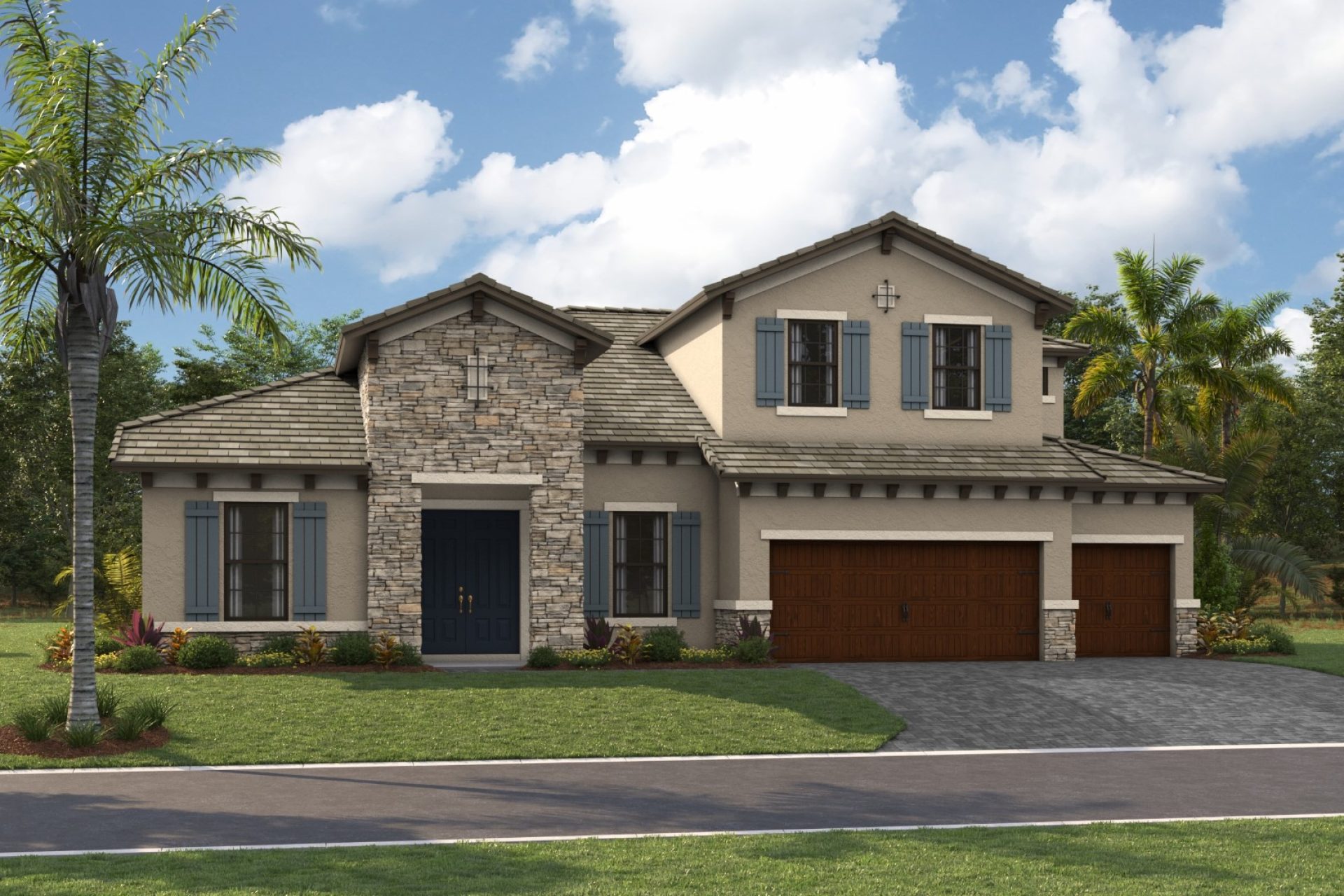 Key Largo II-Flat Tile-Tuscan-A-TUS5 Color Scheme