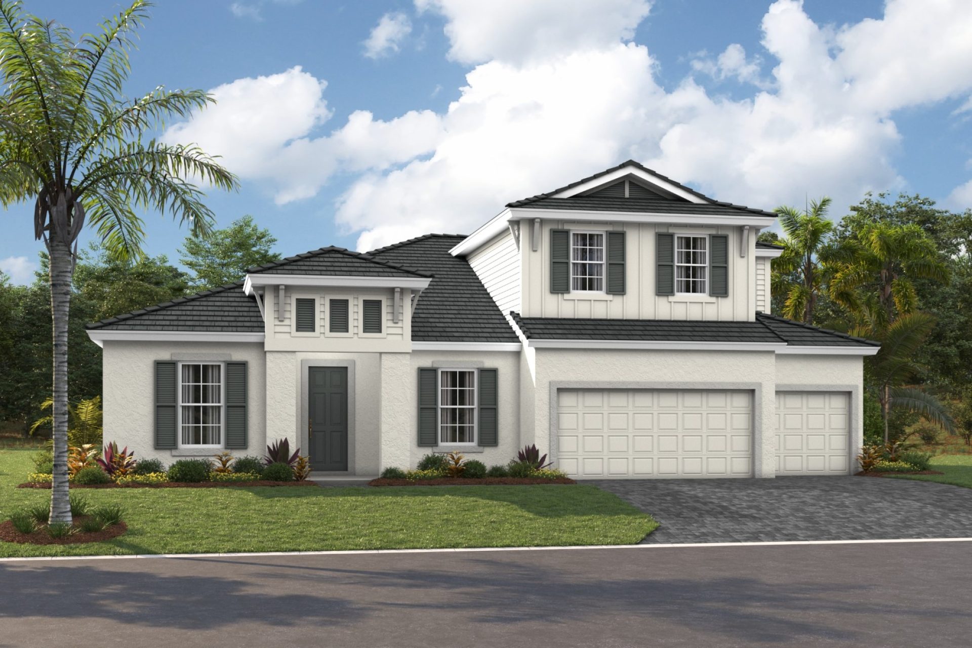 Key Largo II-Coastal-D-Flat Tile-COA5 Color Scheme