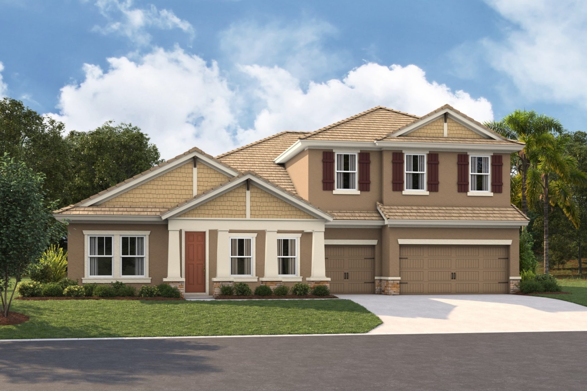 Key West II-Flat Tile-Craftsman A-CRT3 Color Scheme