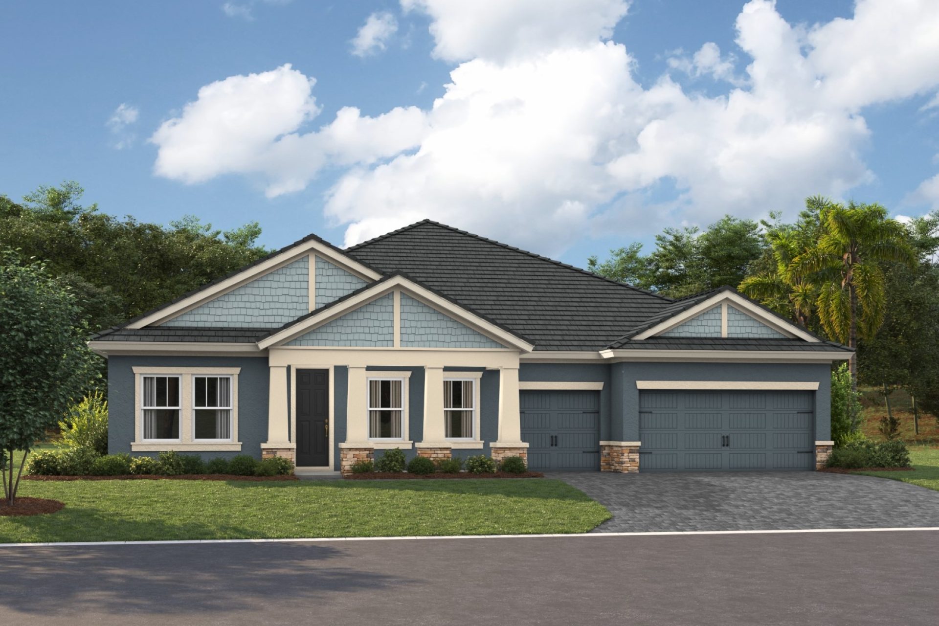 Key West I-Flat Tile-Craftsman-A-CRT4 Color Scheme