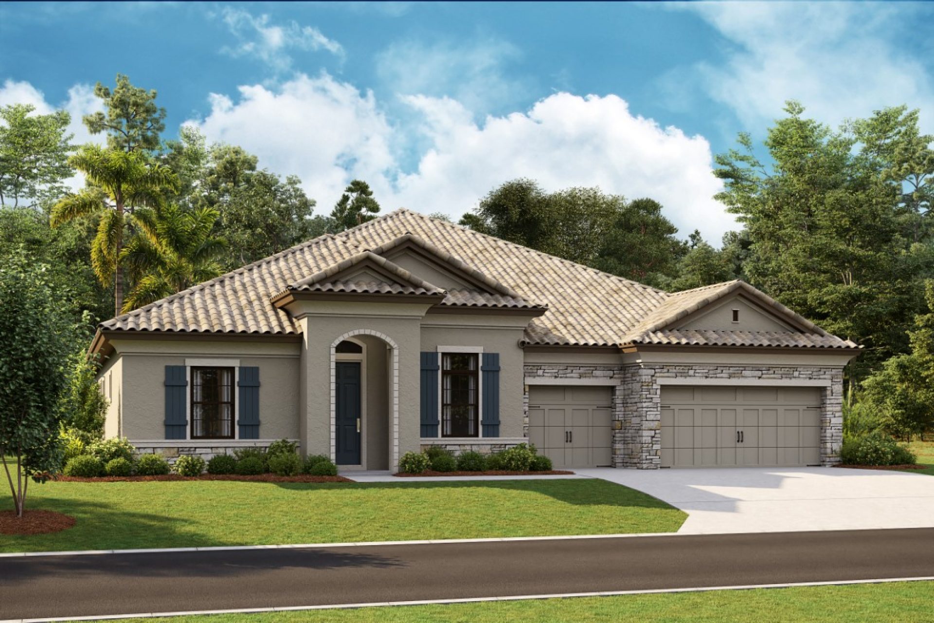 Key West I-Barrel Tile-European-Country-A-EUC1 Color Scheme