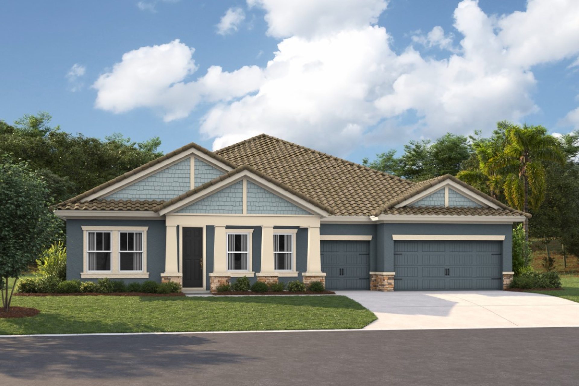 Key West I-Barrel Tile-Craftsman-A-CRT4 Color Scheme