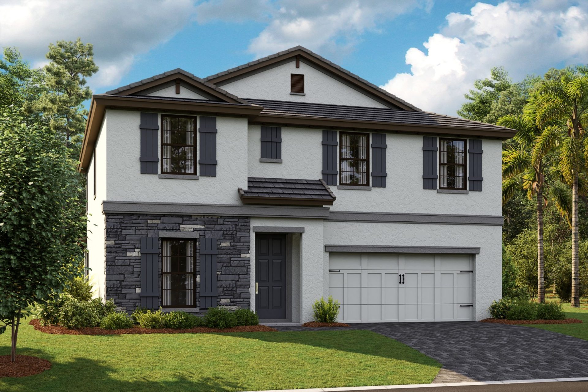 Kingfisher-Flat Tile-European Country-A-EUC9 Color Scheme