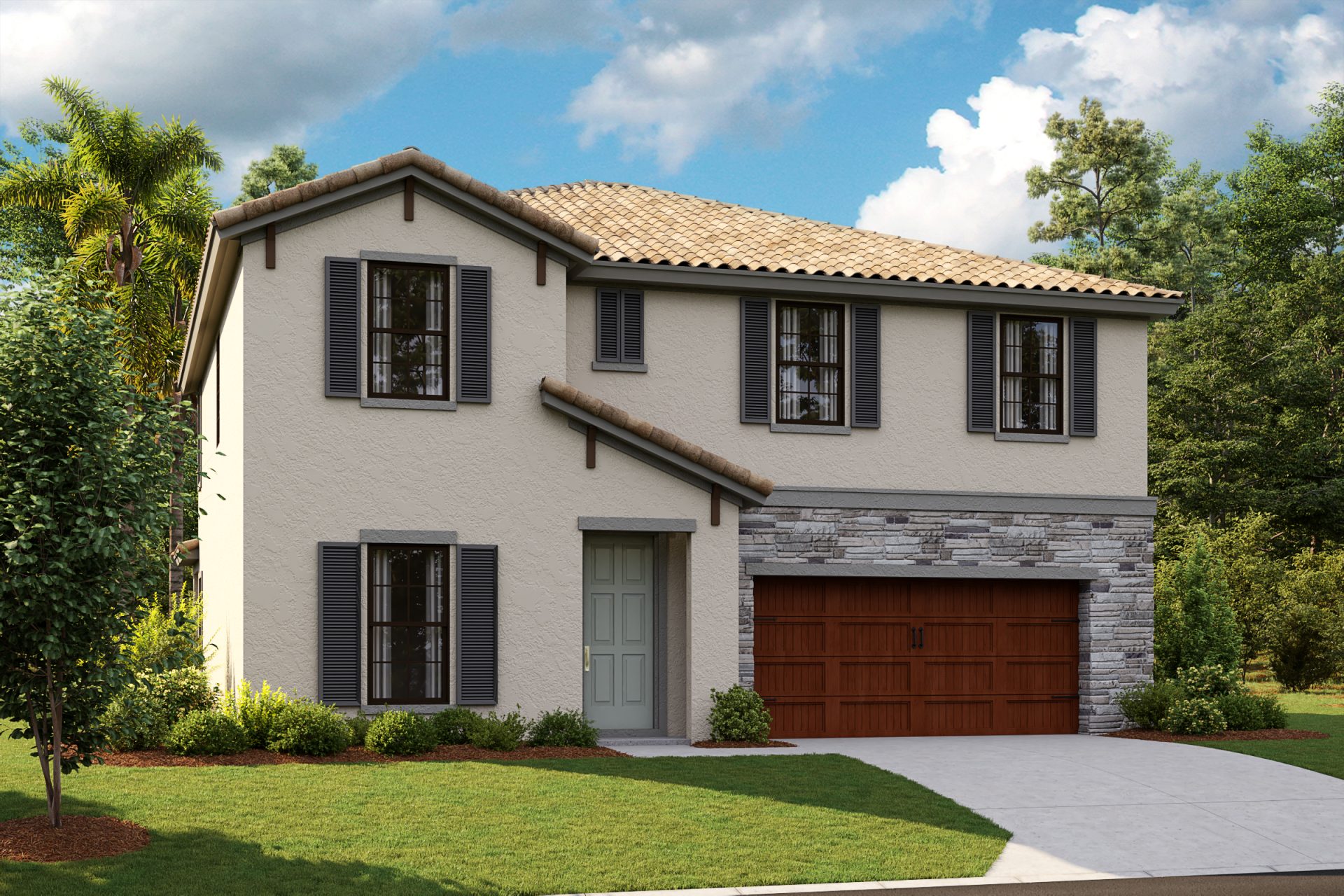 Kingfisher-Barrel Tile-Tuscan-A-TUS9 Color Scheme