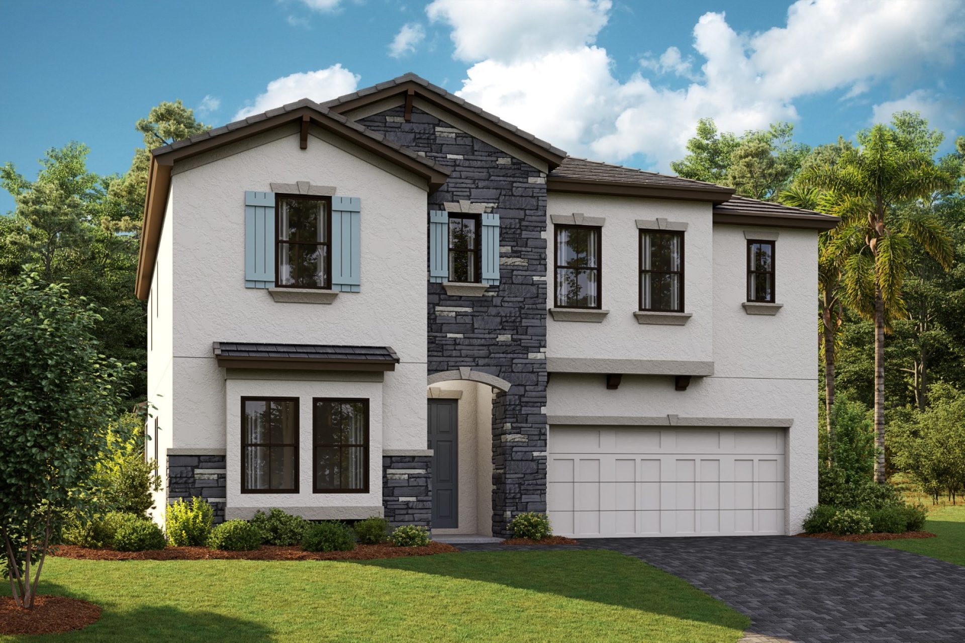 Pelican-Flat Tile-European Country-A-EUC6 Color Scheme