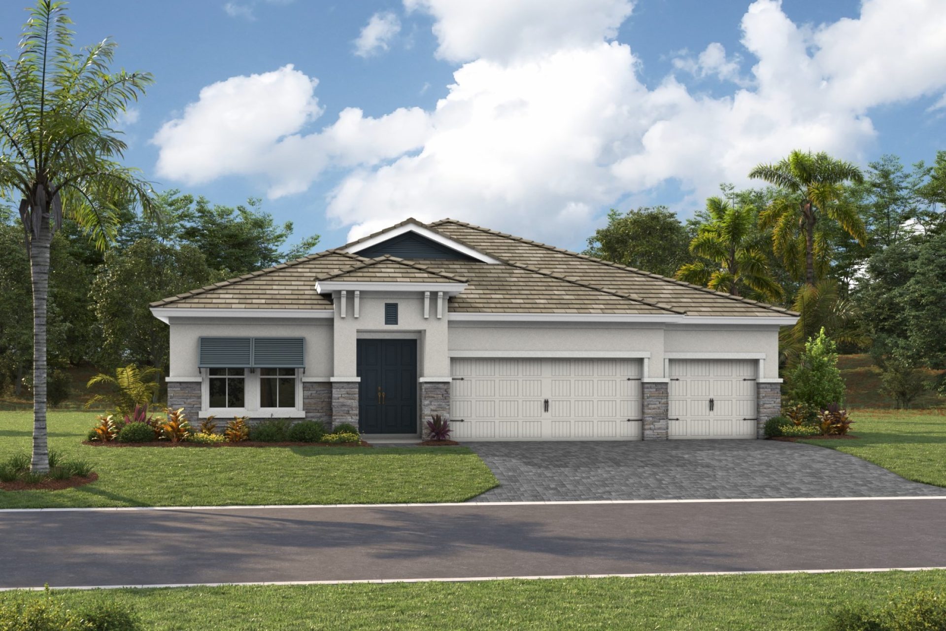 Bayport I - Coastal F - COA1 Color Scheme - Flat Tile