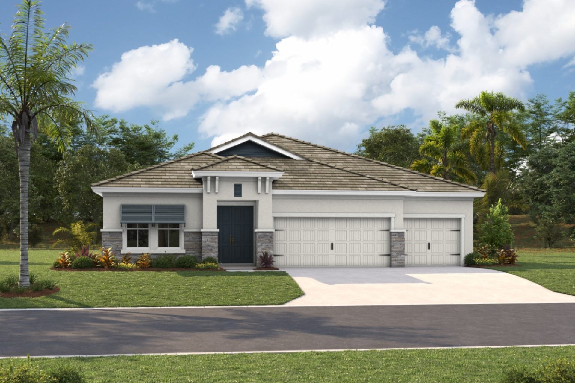 Bayport I - Coastal F - COA1 Color Scheme - Flat Tile