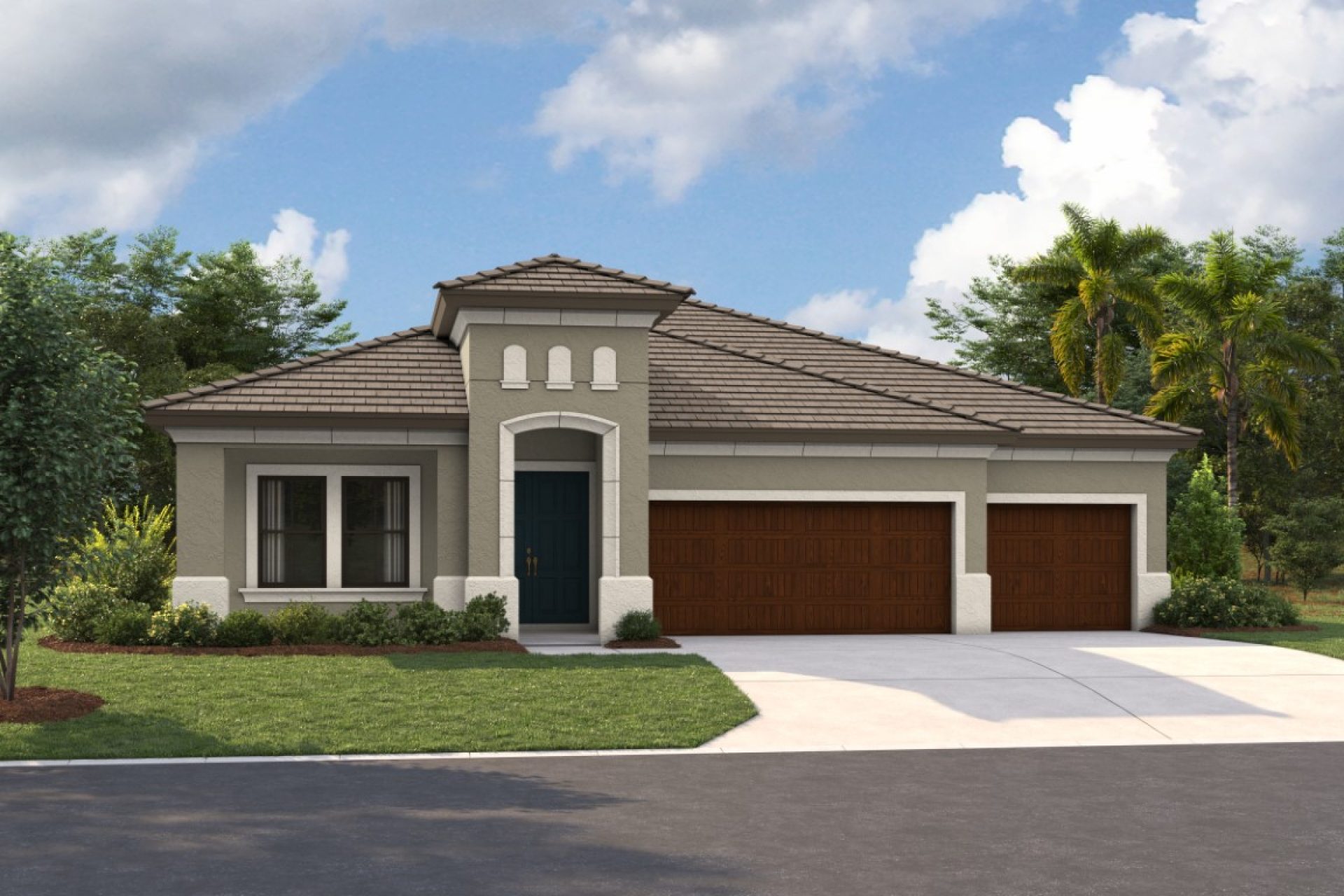 Oakfield - Bayport I - Mediterranean A - FMD13 Color Scheme - Flat Tile