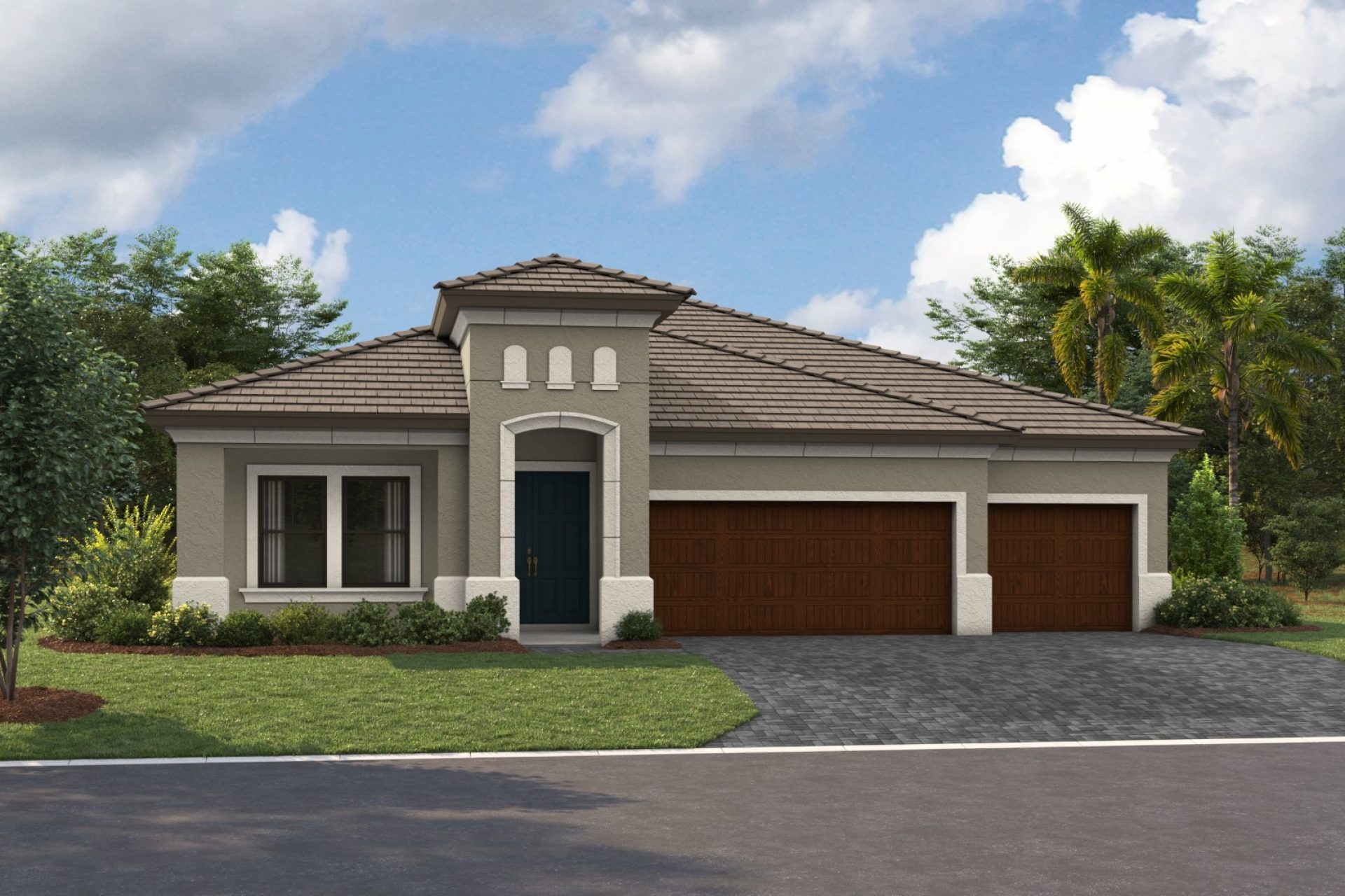 Oakfield - Bayport I - Mediterranean A - FMD13 Color Scheme - Flat Tile