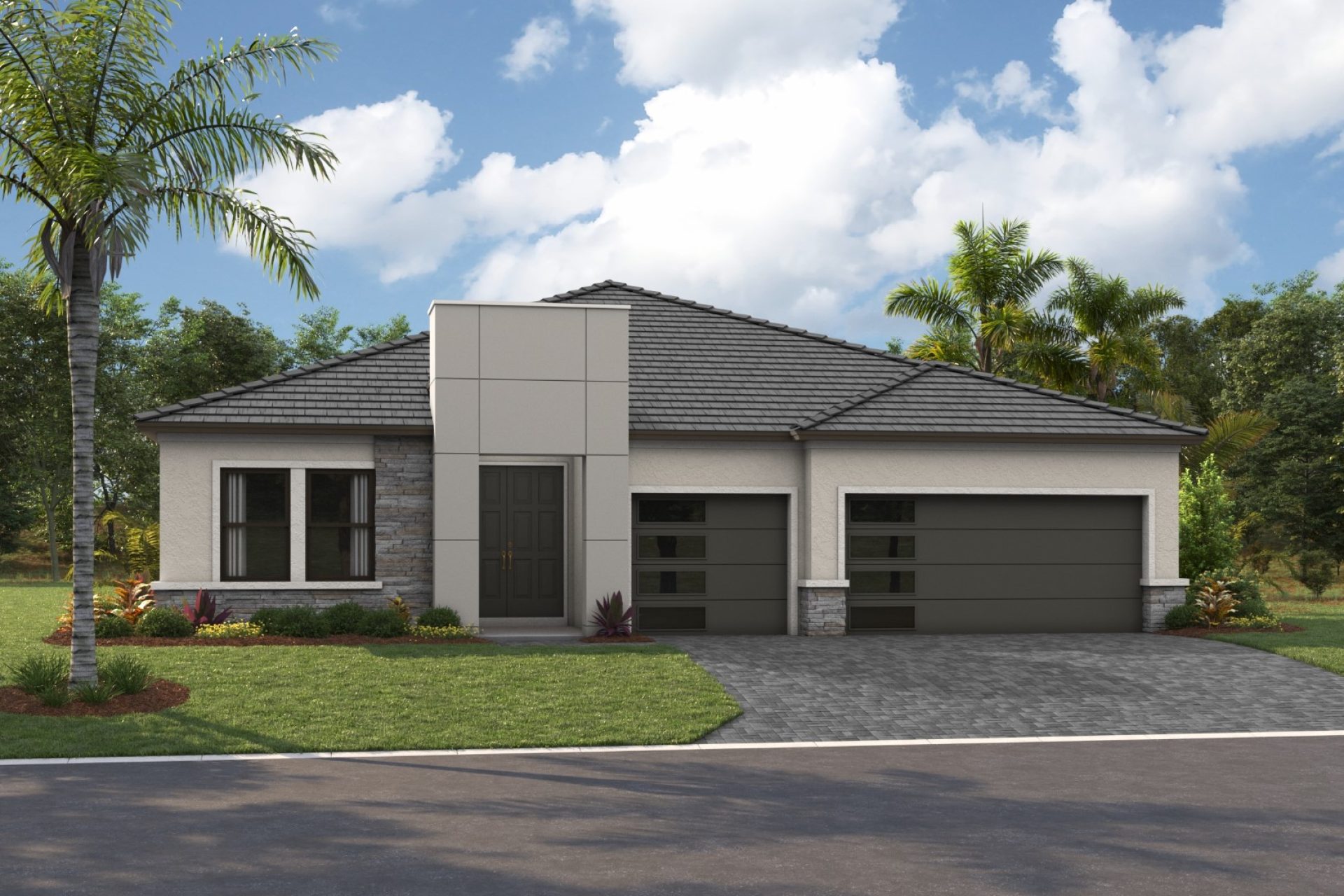 Bayshore I - Modern - MOD1 Color Scheme - Flat Tile