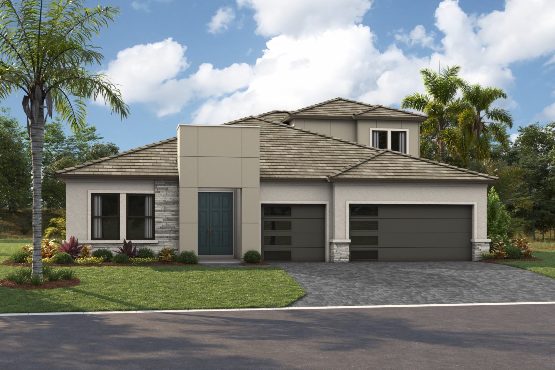 Bayshore II - Modern - MOD10 Color Scheme - Flat Tile