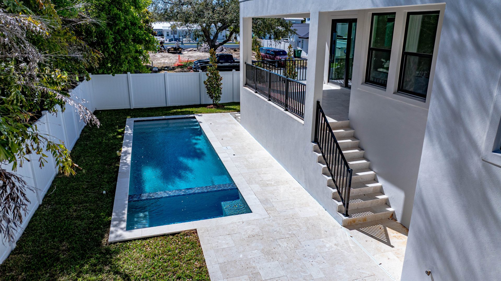 Covered Lanai and Pool Area
