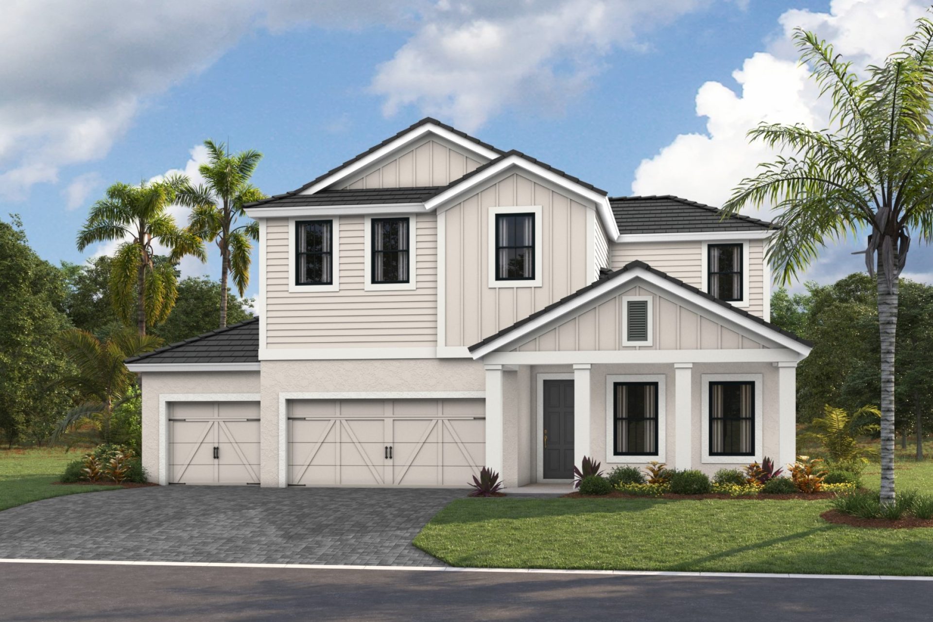 Bayside II - Modern Farmhouse - MFH3 Color Scheme - Flat Tile