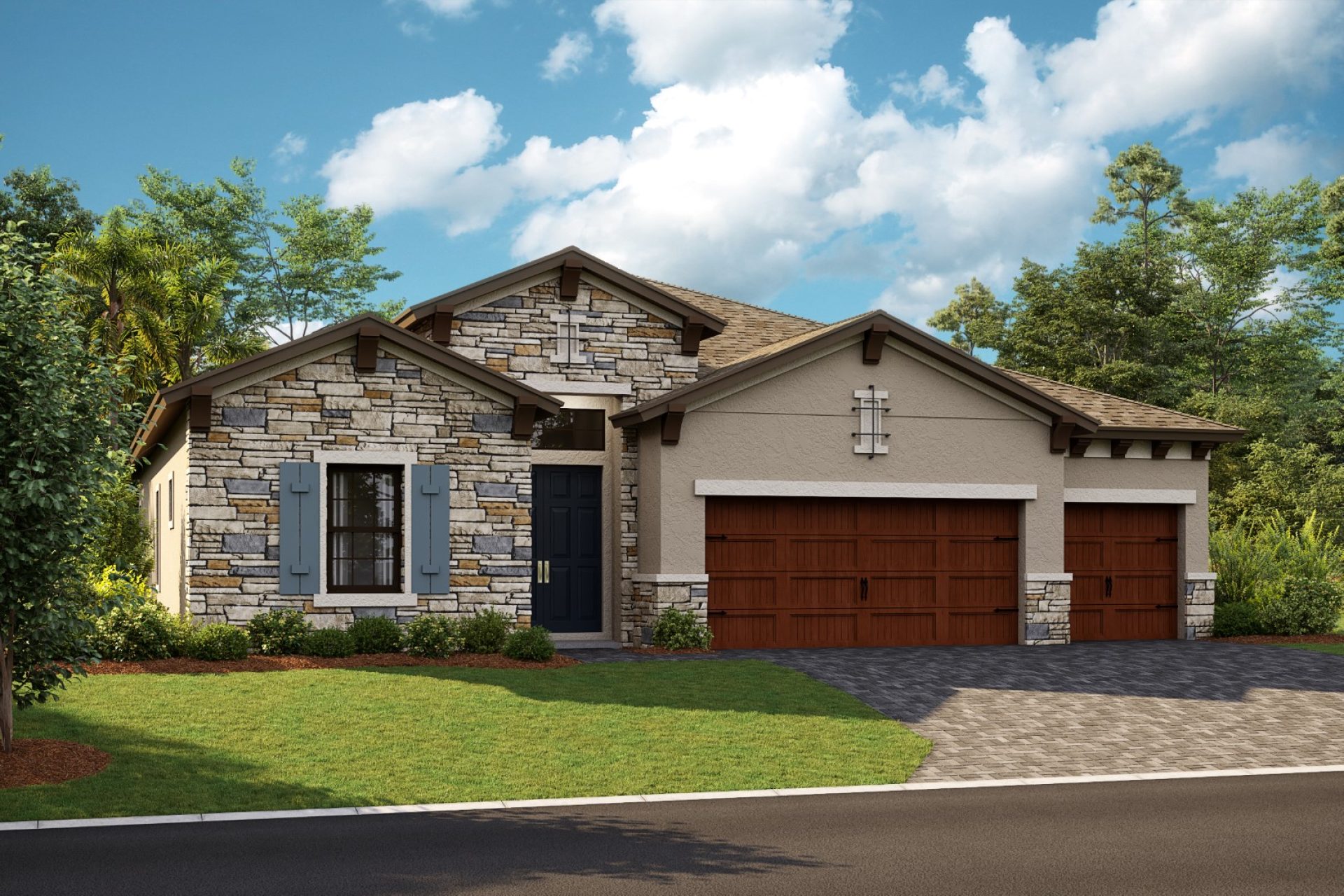 Biscayne I - Tuscan A - TUS5 Color Scheme - Shingle