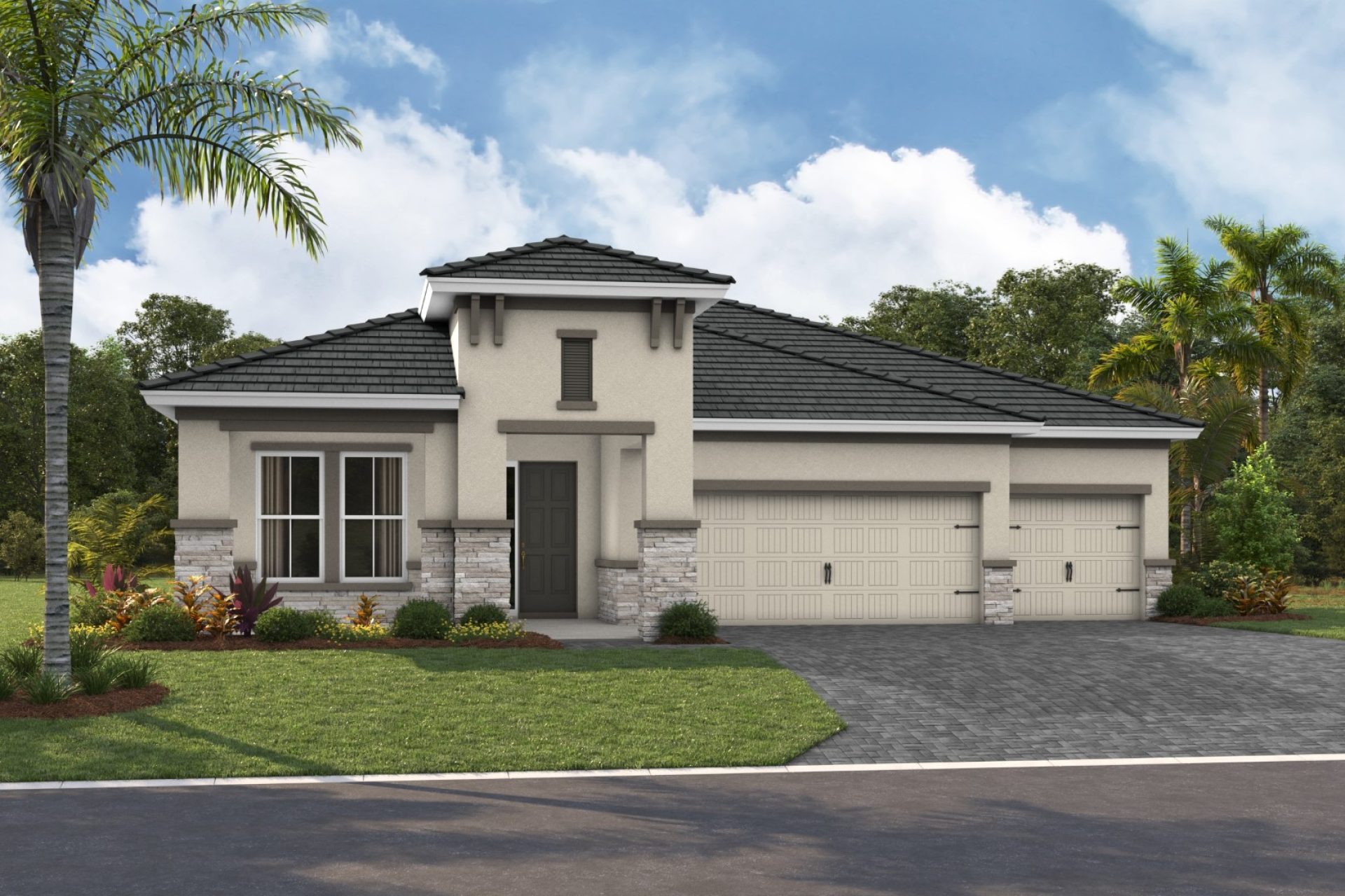 Biscayne I - Coastal E - COA12 Color Scheme - Flat Tile