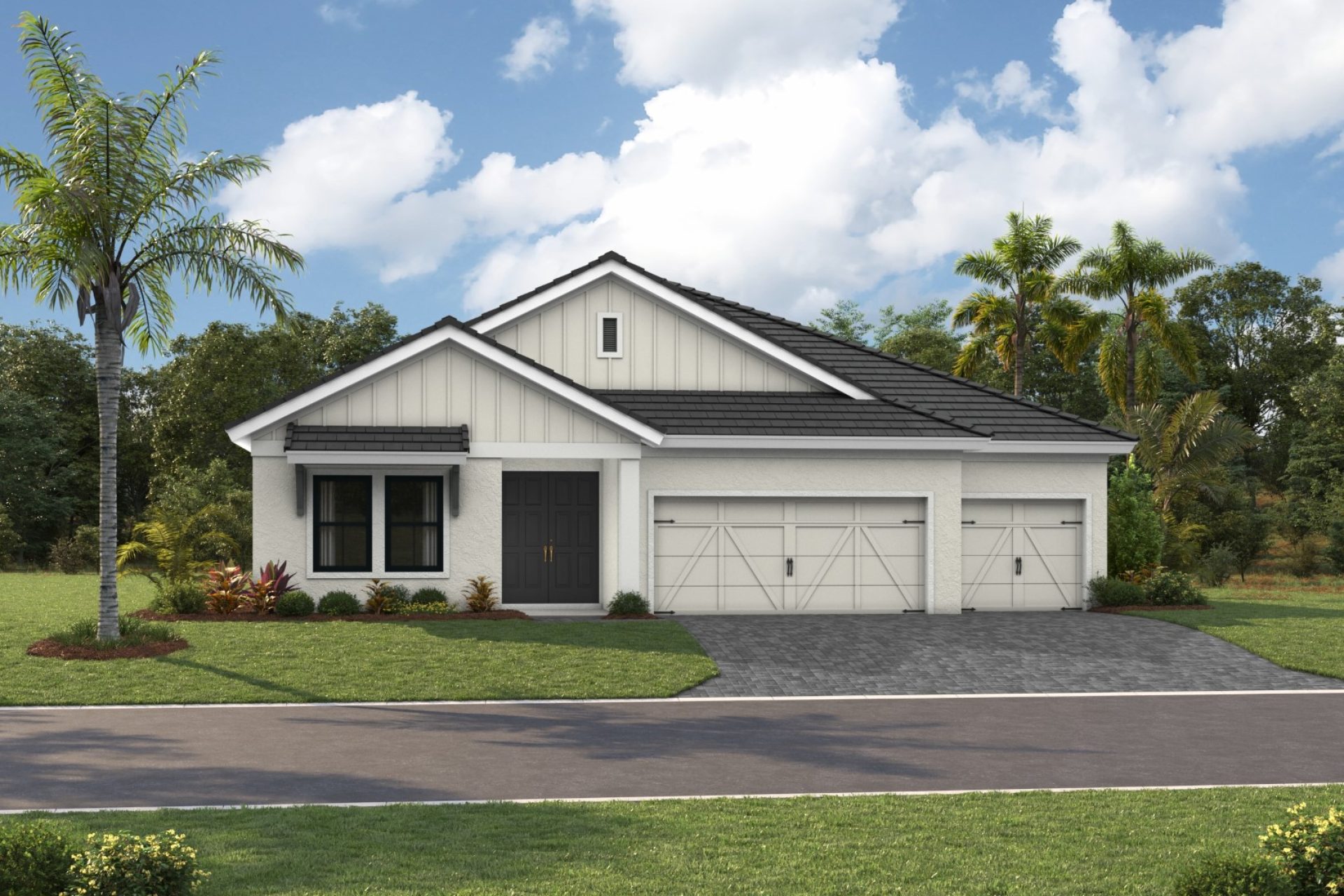 Biscayne I - Modern Farmhouse - MFH6 Color Scheme - Flat Tile