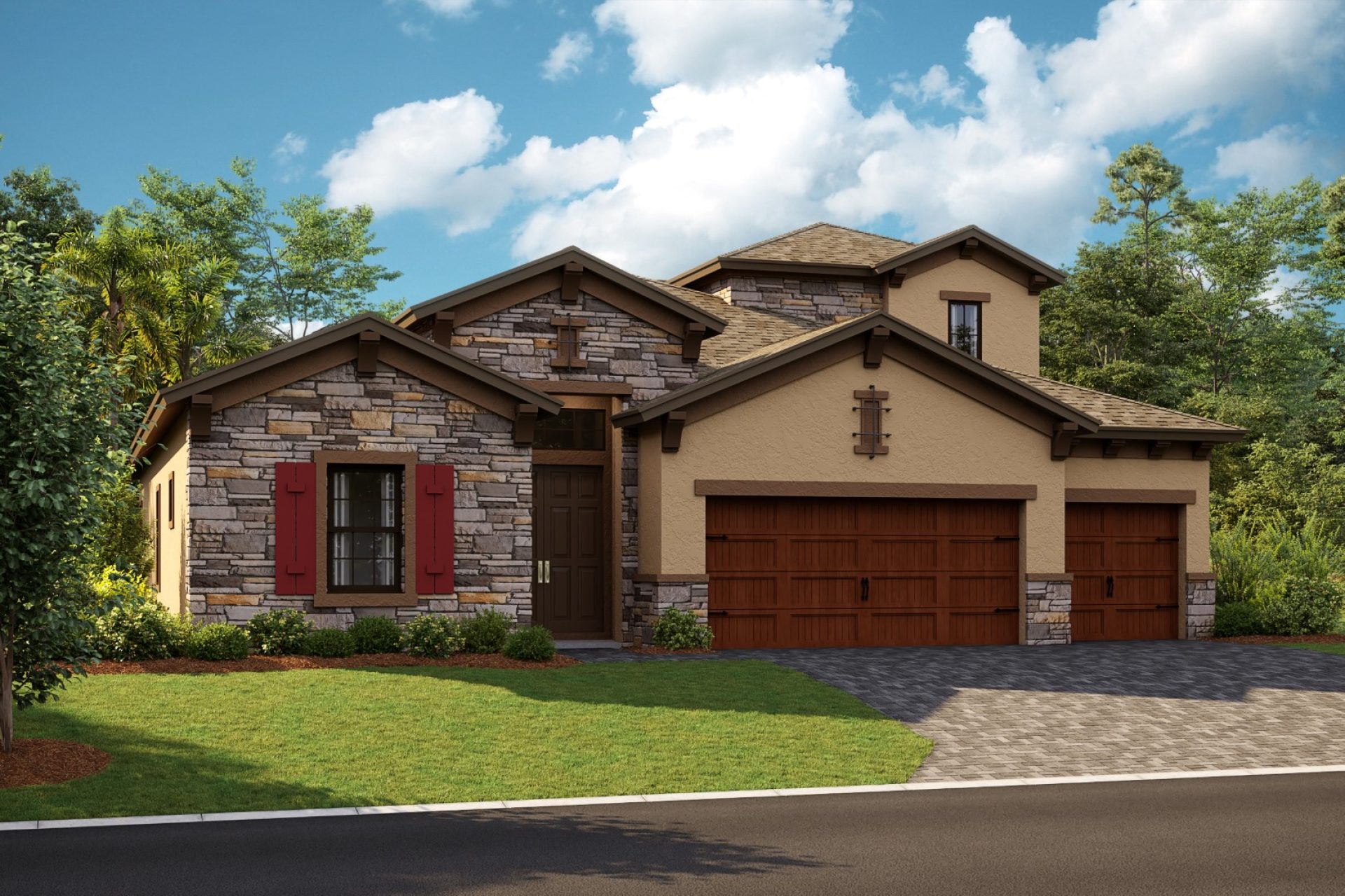 Biscayne II - Tuscan A - TUS2 Color Scheme - Shingle