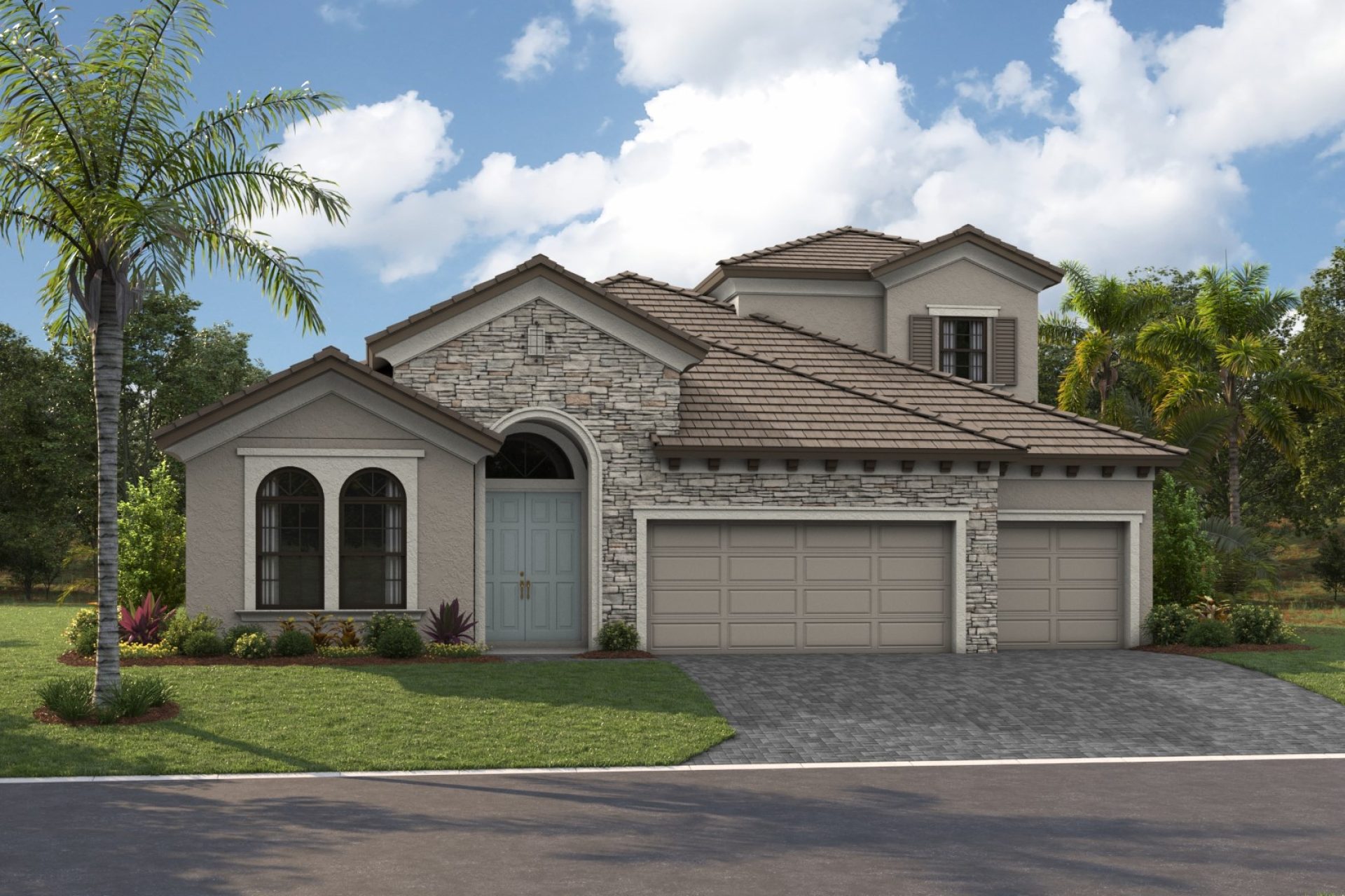 Biscayne II - Mediterranean B - FMD9 Color Scheme - Flat Tile