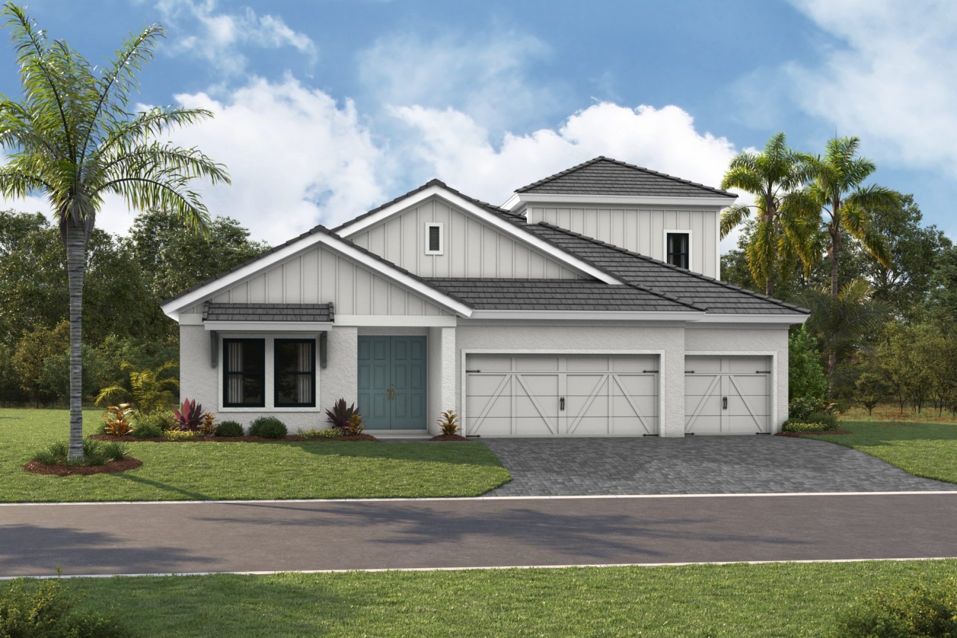 Biscayne II - Modern Farmhouse - MFH2 Color Scheme - Flat Tile