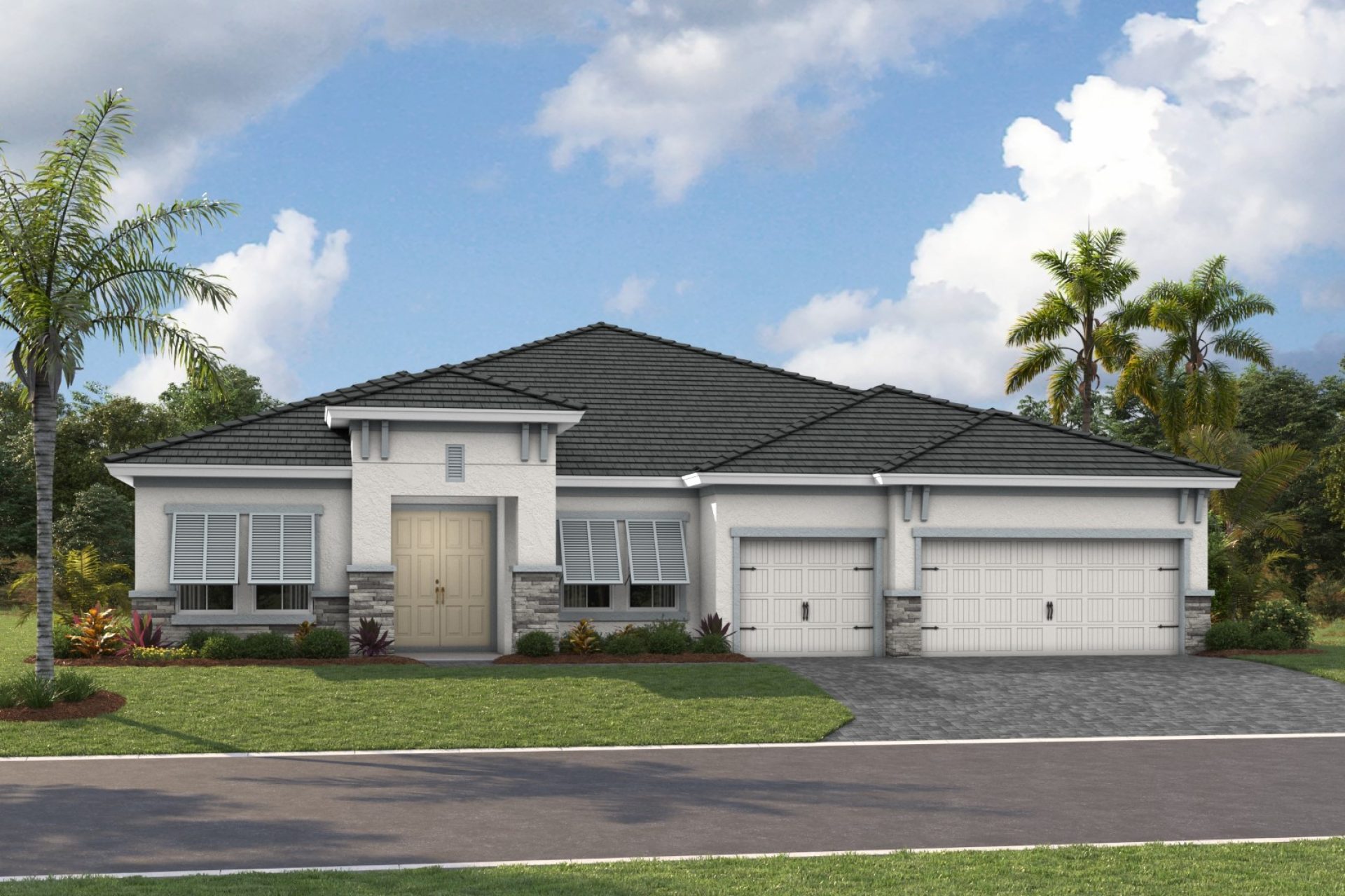 Cedar Key Grande I - Coastal F - COA3 Color Scheme - Flat tile