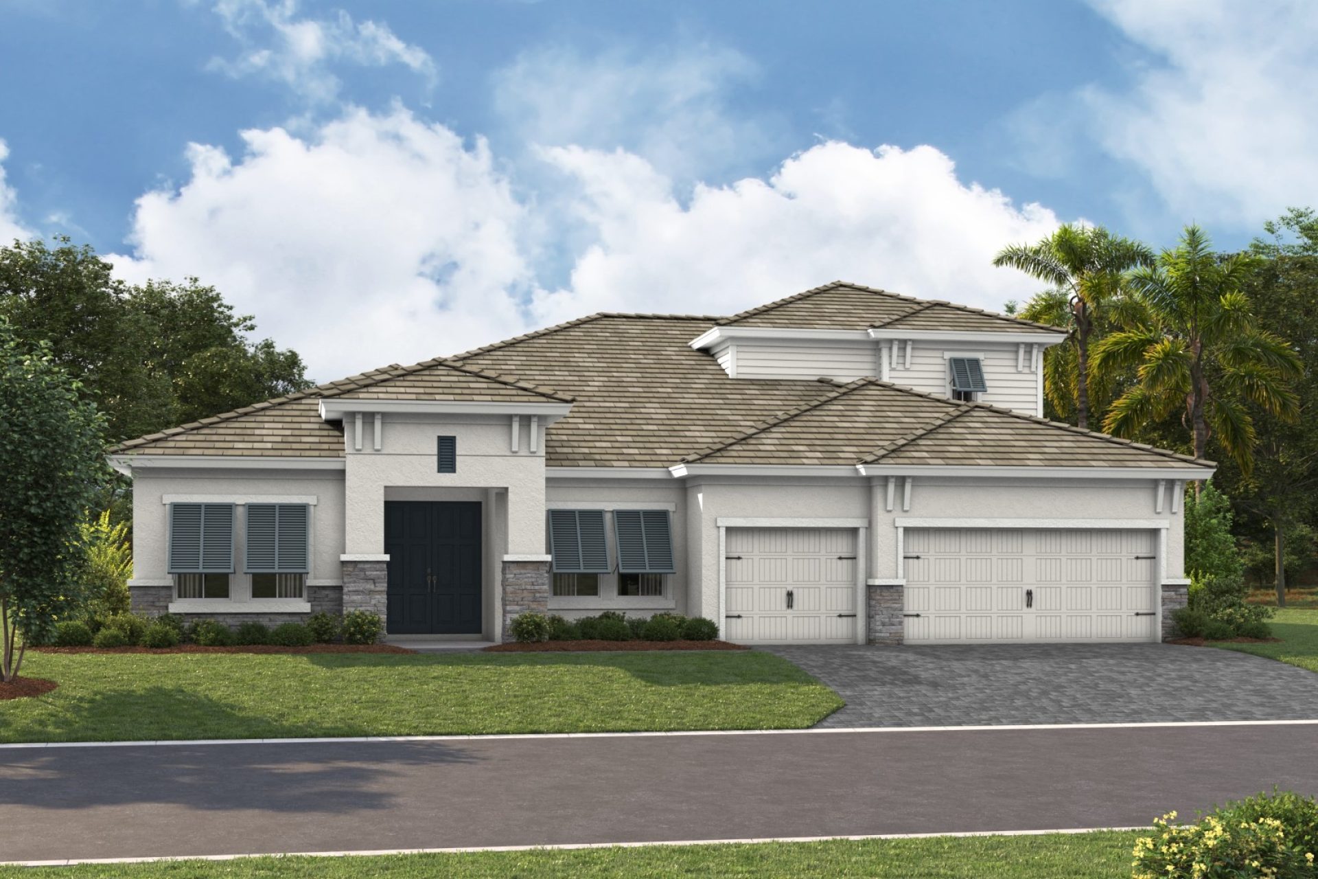 Cedar Key Grande II - Coastal A - COA1 Color Scheme - Flat Tile